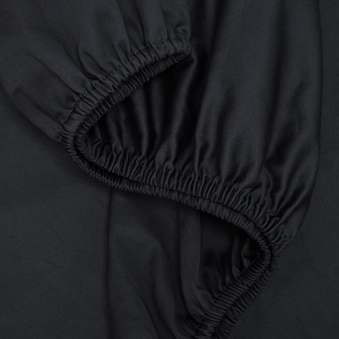 3 500 Thread Count Australian Grown Cotton Sheet Set - Double Bed, Anthracite, 3 of 7