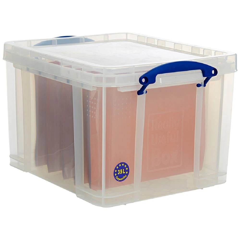 1 Really Useful 35L Box Clear, 1 of 9