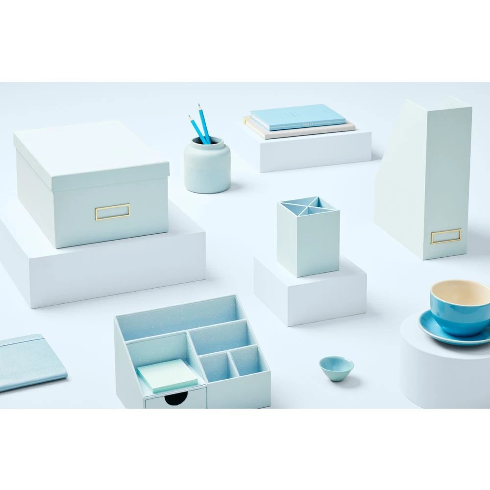 5 Otto Pastel Deep A4 Storage Box Blue, 5 of 5