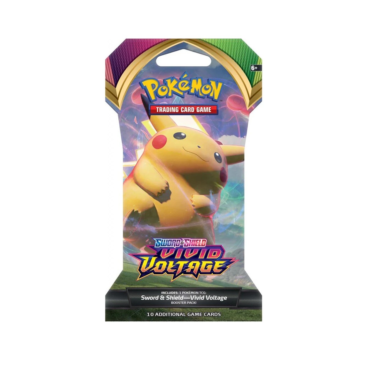 1 Pokemon Tcg Sword And Shield Vivid Voltage Booster Blister, 1 of 1