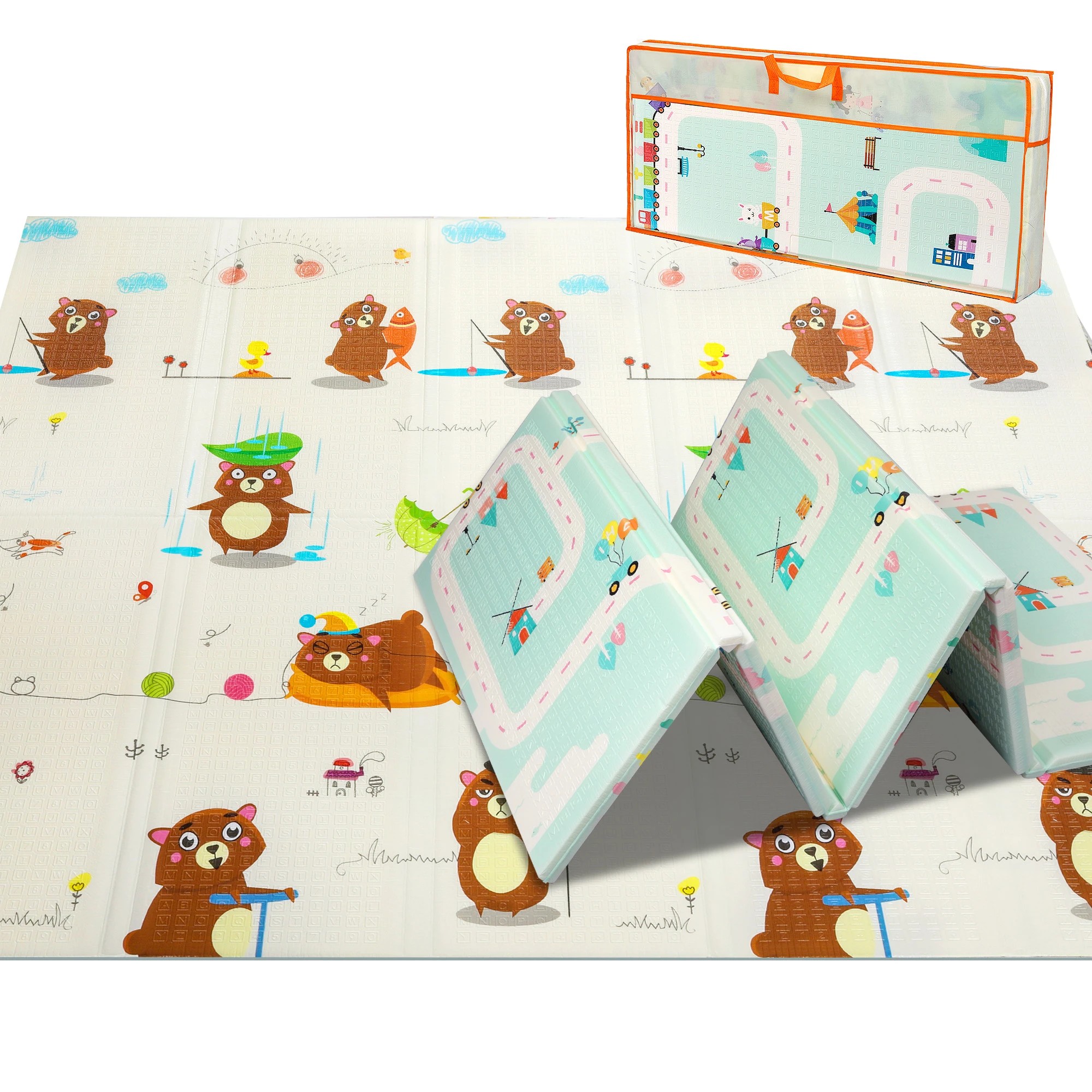 2 Bopeep Kids Play Mat Foldable 180cx200cx1.5cm, 2 of 6