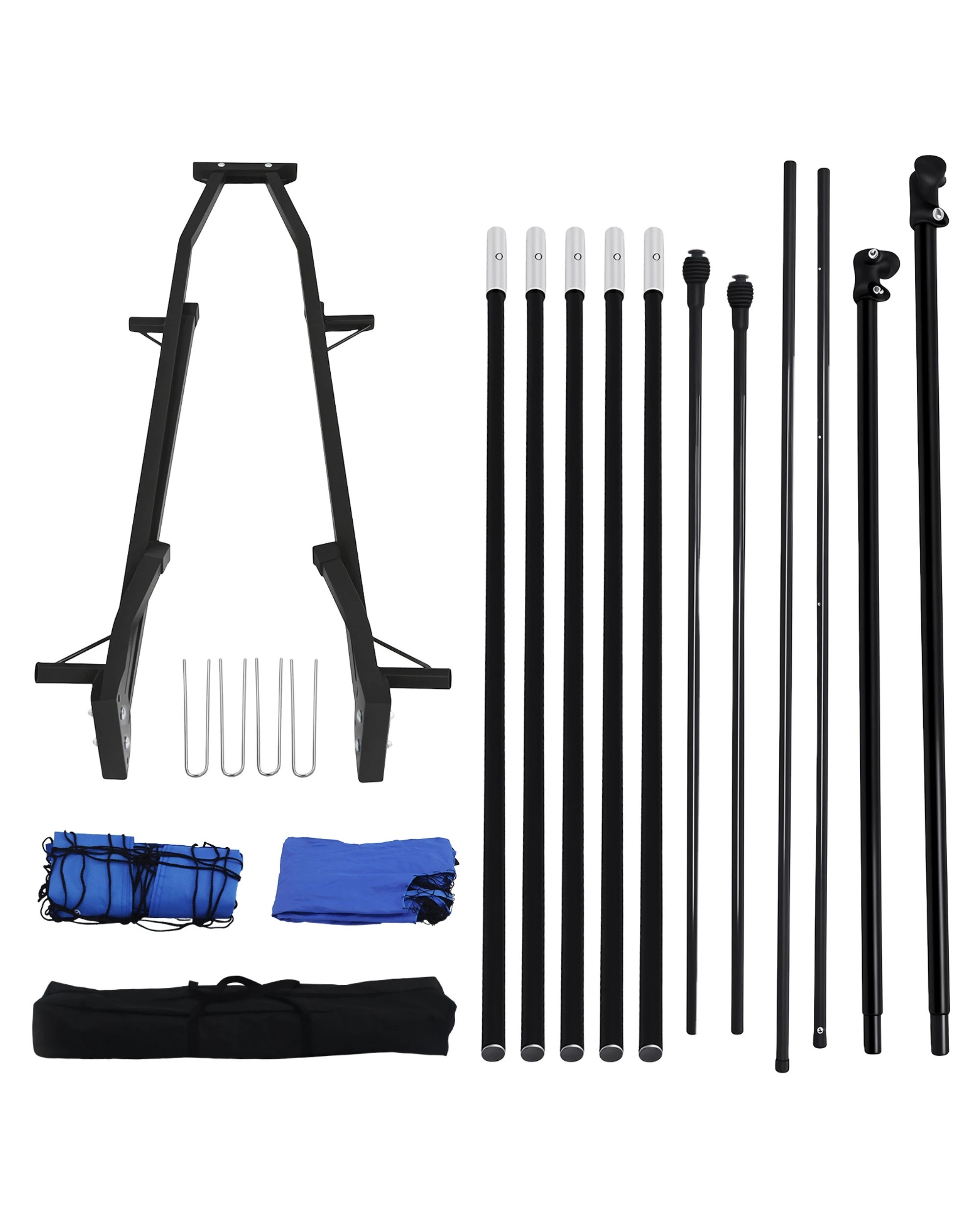 4 Advwin Volleyball Trainning Net Adjustable Height - Blue, 4 of 7