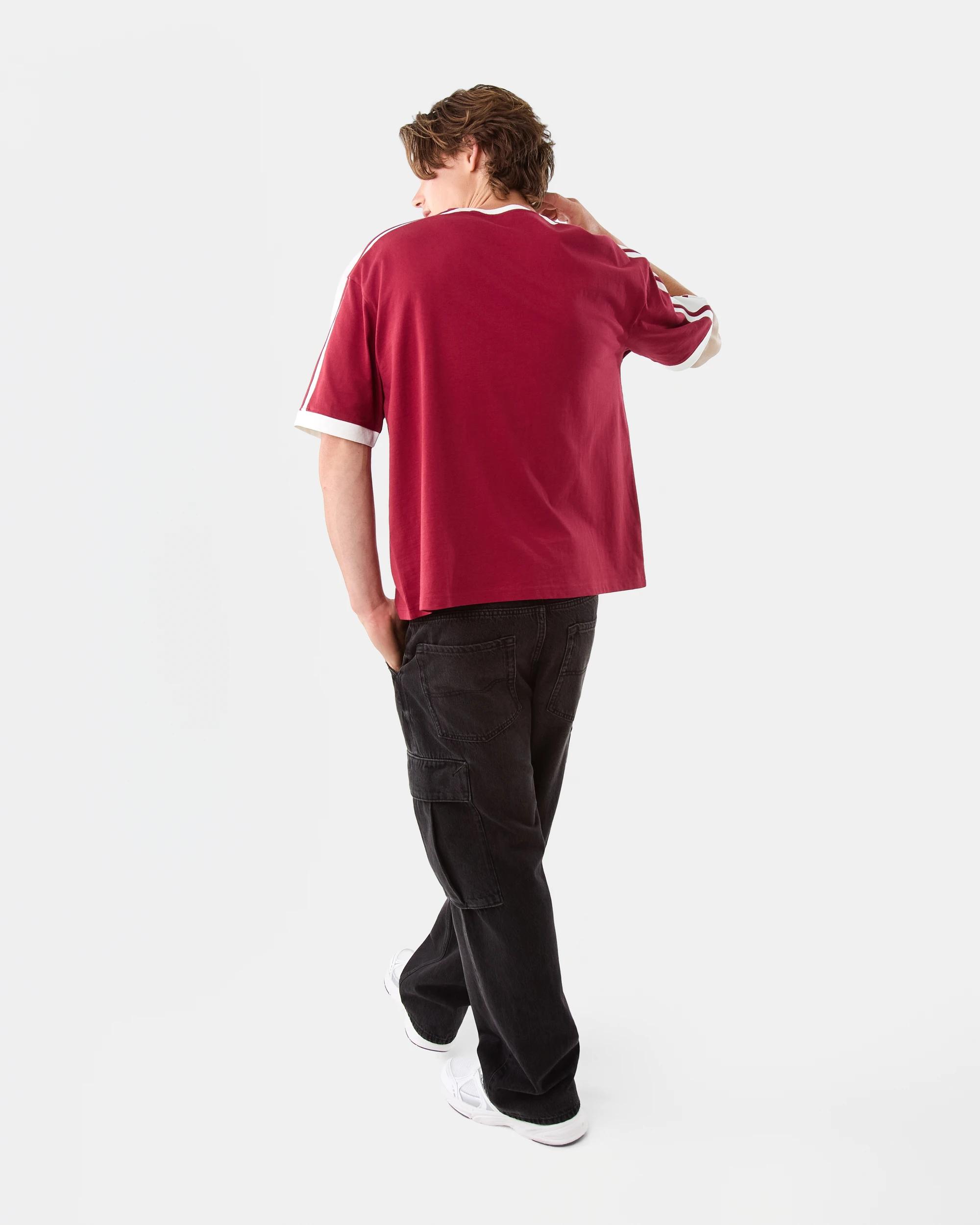 5 Boxy Panel T-shirt Red Logo, 5 of 8