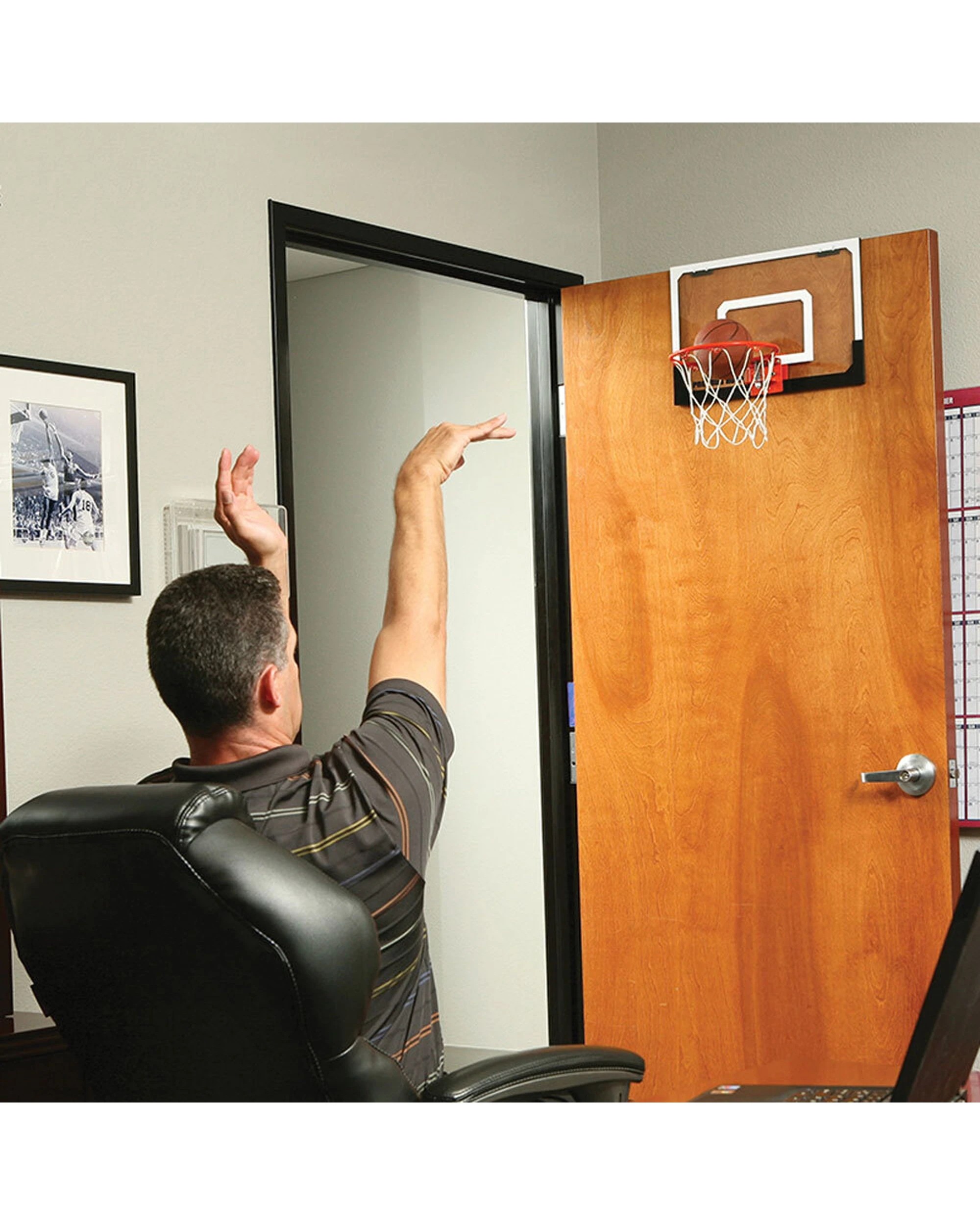 4 SKLZ Pro Mini Basketball Hoop Original Edition With Ball 45.72x30x48cm - Multi, 4 of 5