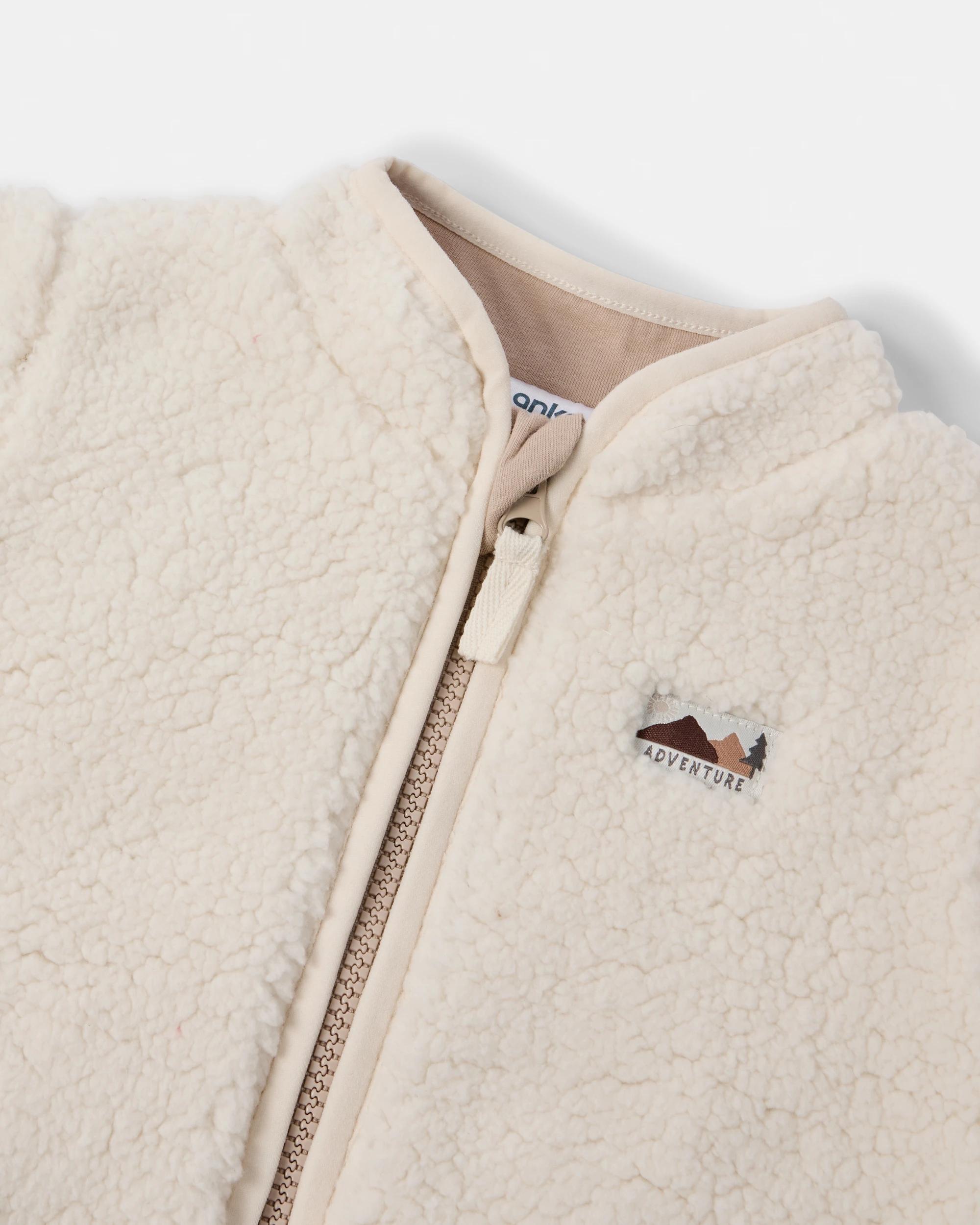 3 Sherpa Zip Jacket Beig Advtr, 3 of 3