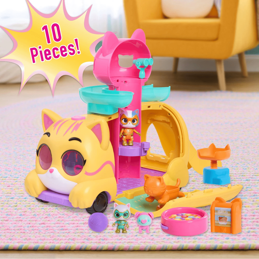 2 Superkitties Purr N Go Playset - Multi, 2 of 6