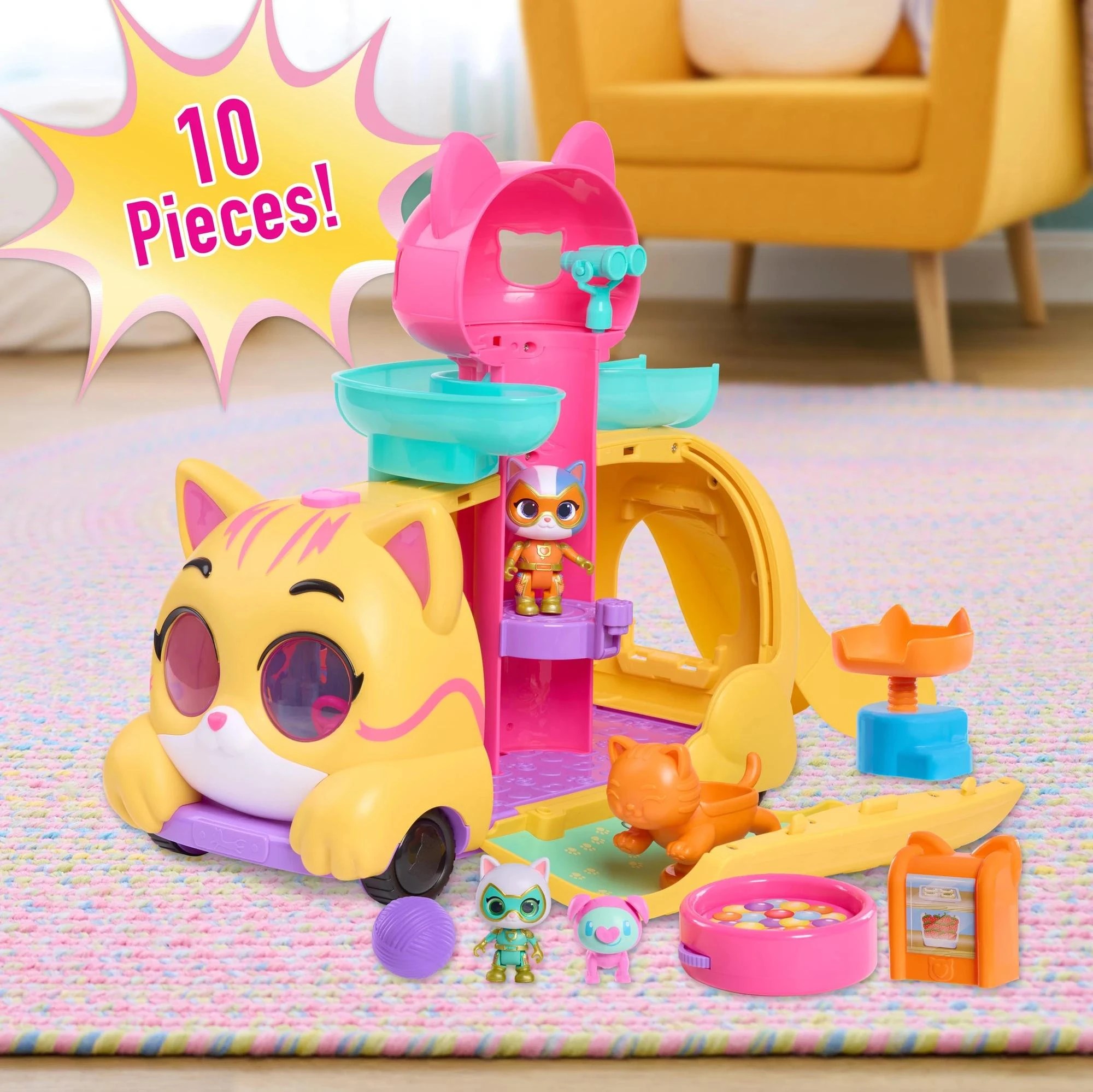 2 Superkitties Purr N Go Playset - Multi, 2 of 6