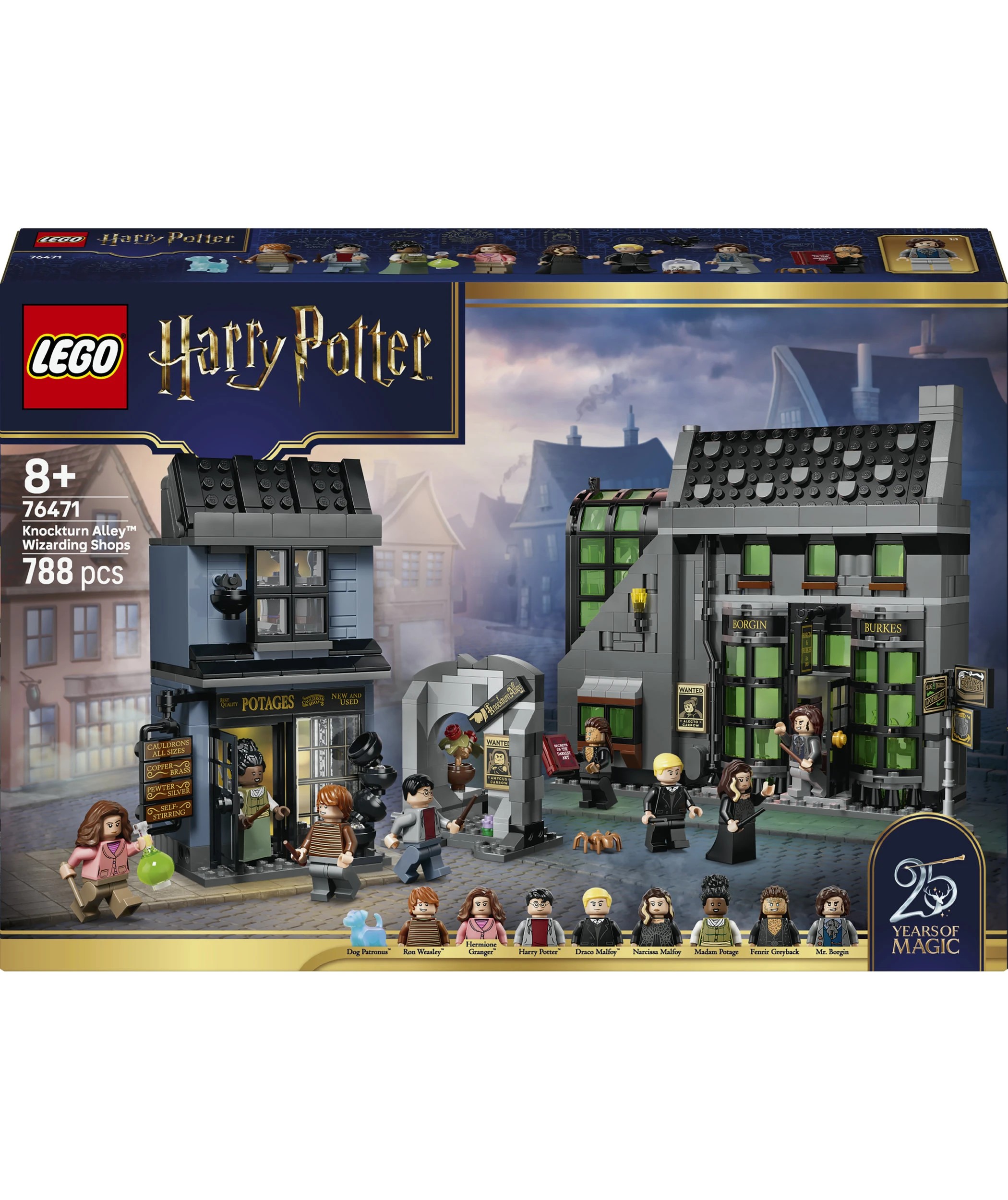 1 LEGO Harry Potter Knockturn Alley Wizarding Shops 76471, 1 of 9