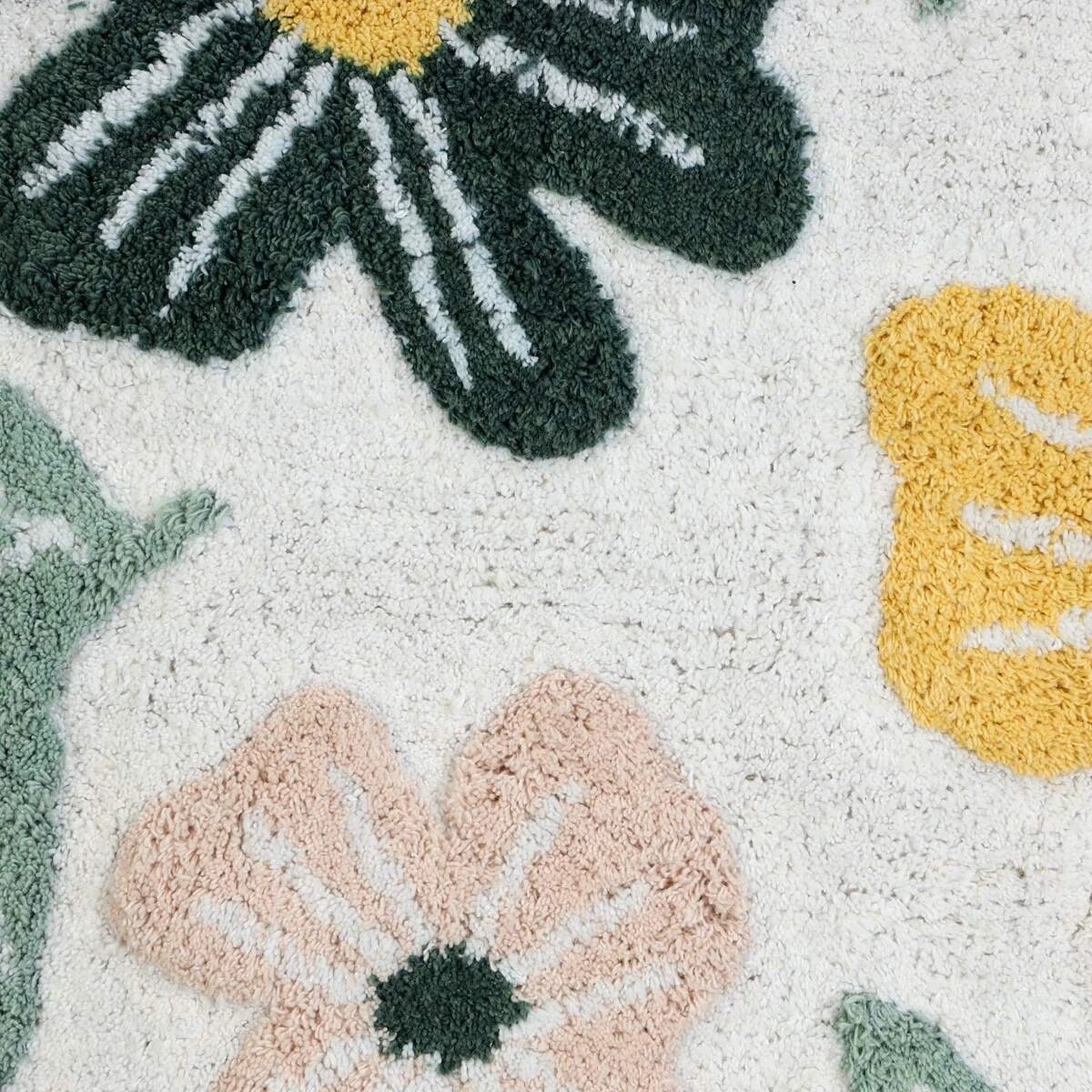 4 Floral Rectangle Bath Mat, 4 of 5