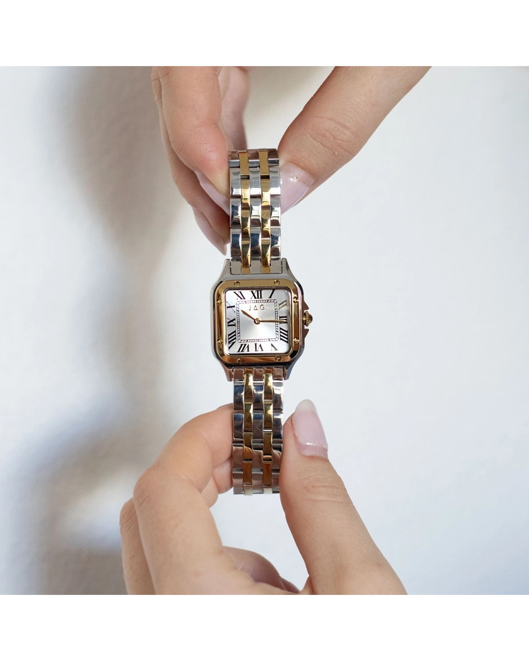 2 JAG Berrima Women's Gold Silver Two-Tone Stainless Steel Watch 20.3mm Mother of Pearl Dial, 2 of 4