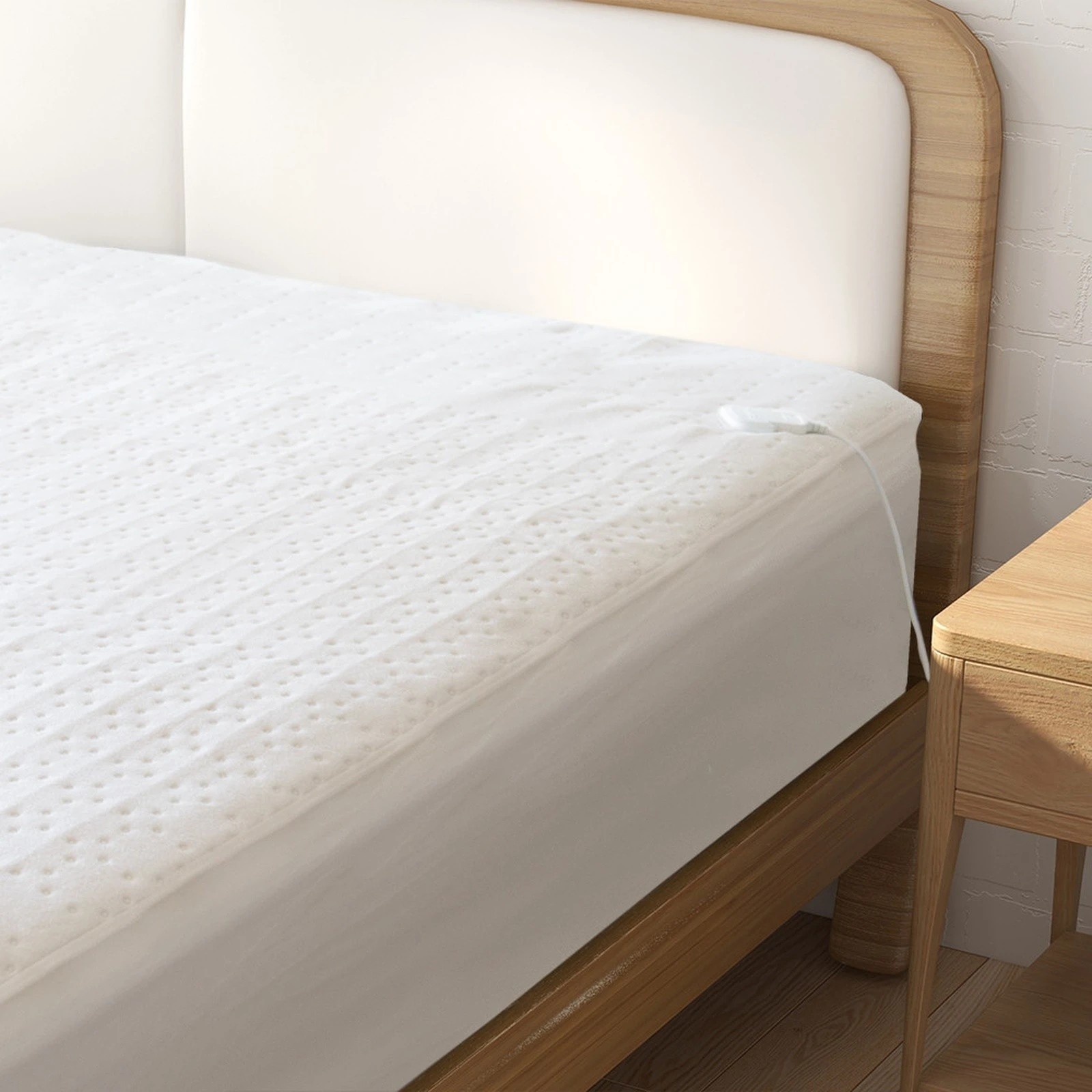 7 Royal Comfort Thermolux Elite Electric Blanket Multi-Zone Fully Fitted - Queen Bed - White, 7 of 7
