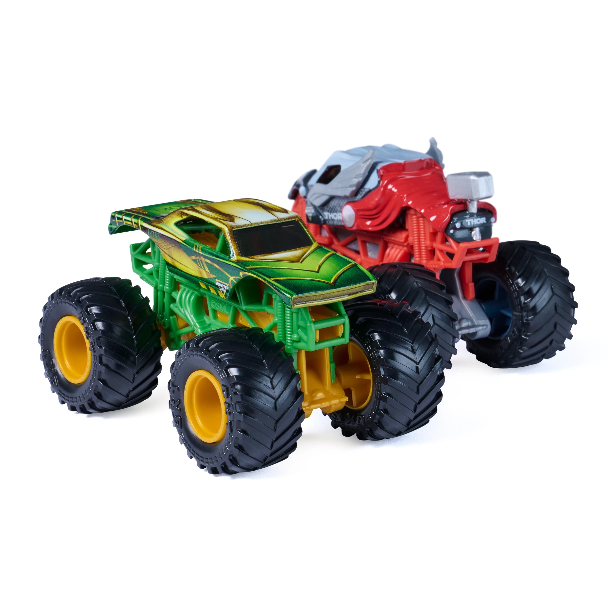 3 Monster Jam Marvel 1:64 Trucks 2 Pack - Assorted* - Multi, 3 of 7