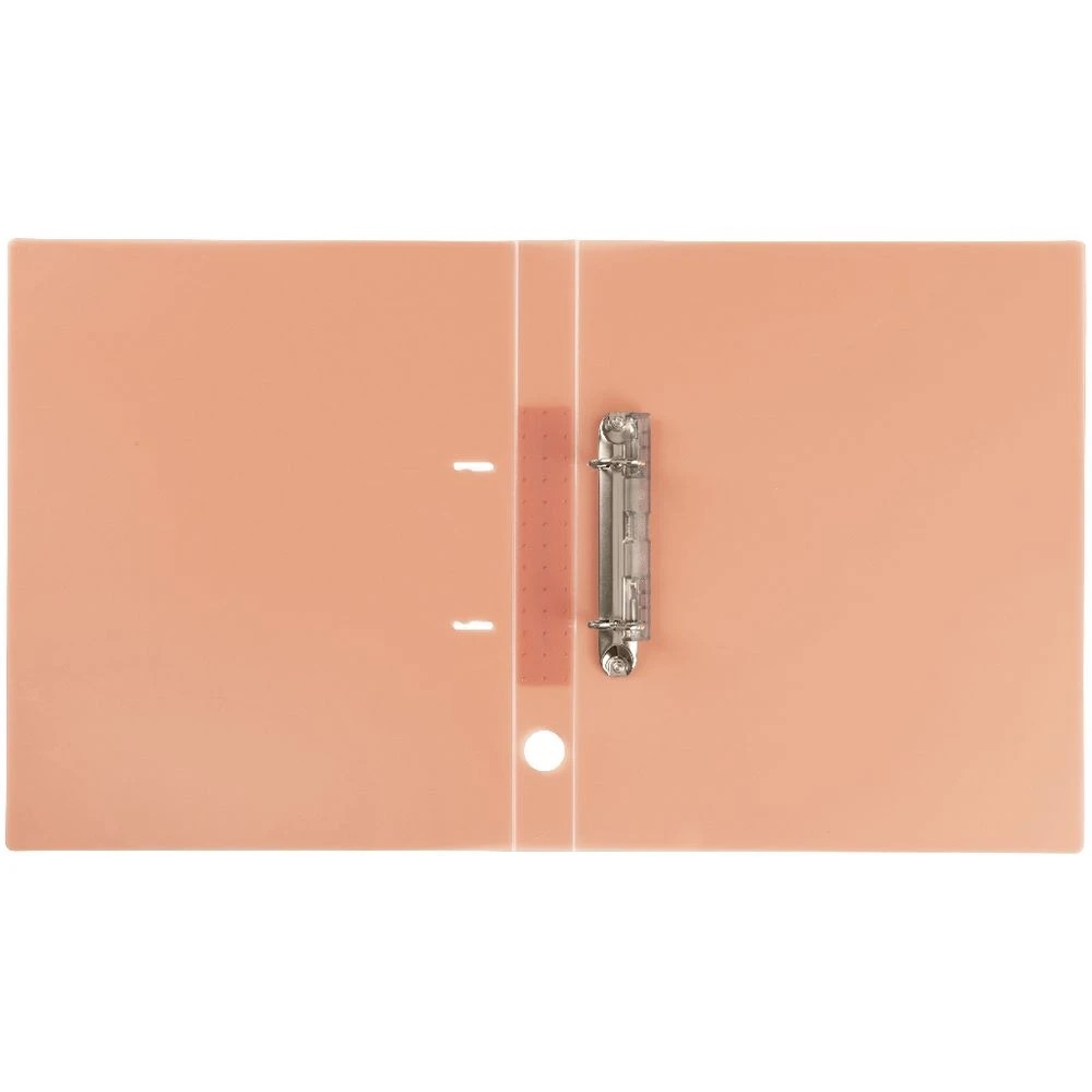 3 King Jim A4 2 D-Ring Simplease Binder 20mm Coral Pink, 3 of 4