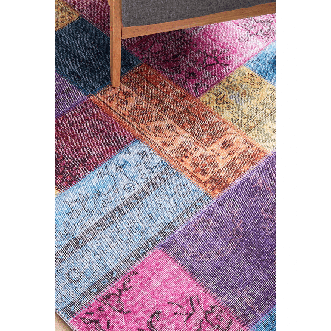 3 RUG CULTURE Illusions 167 Runner Rug — 80 x 300 cm, Multi (Polyester, Power‑Loomed) - Multi, 3 of 7