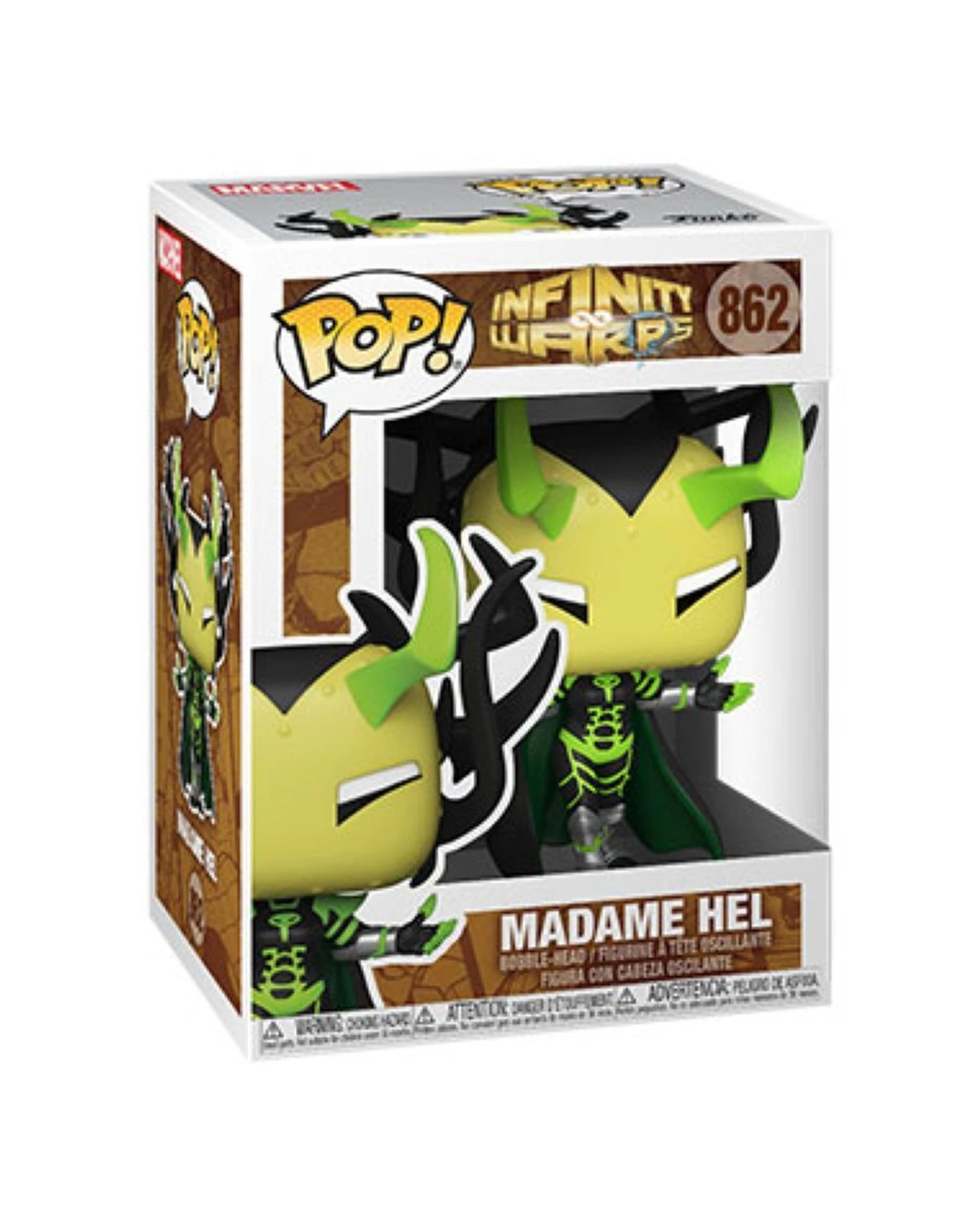 3 POP Vinyl Figurine Infinity Warps - Madame Hel 10cm Collectible Figure - Multi, 3 of 3