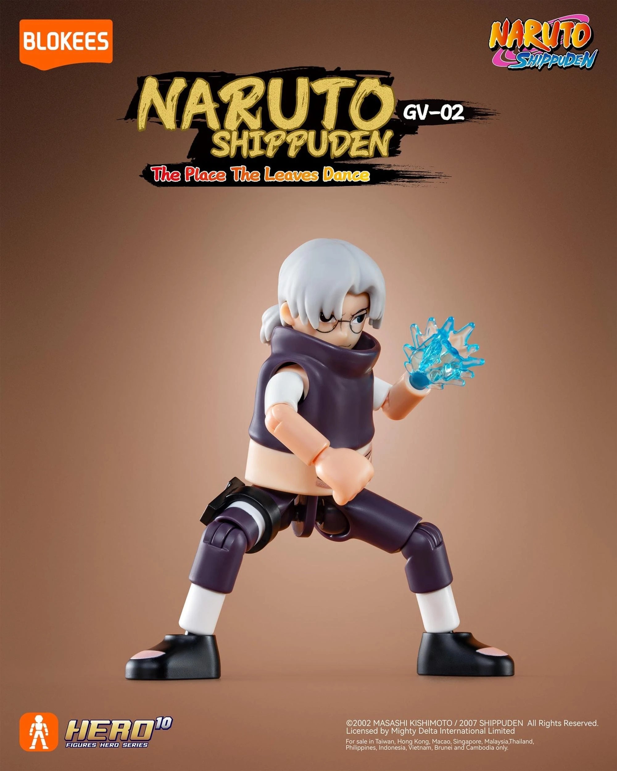 9 Blokees Naruto Shippuden Galaxy Version 02 The Place the Leaves Dance Model Kit Blind Box, 9 of 9