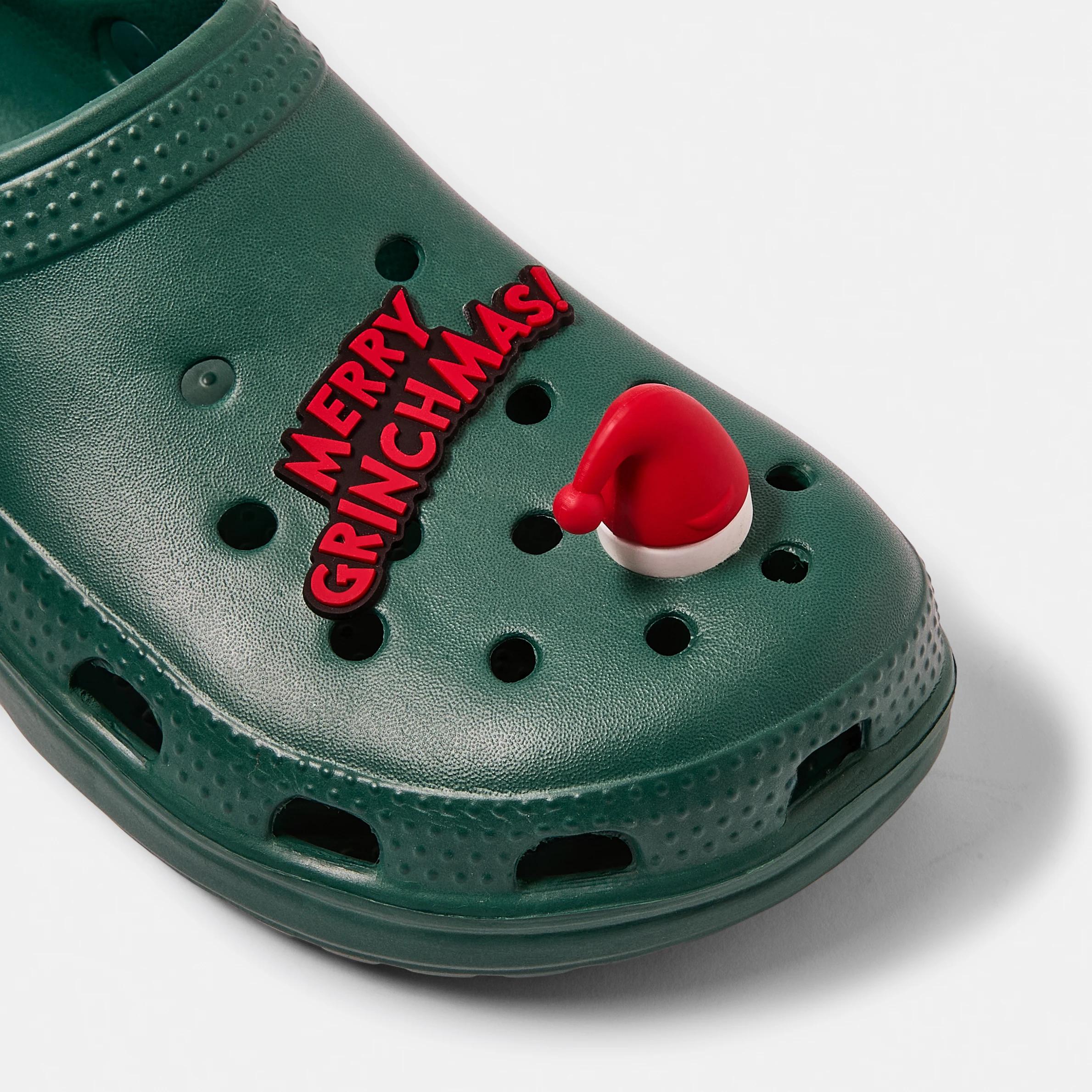 4 Christmas The Grinch Clogs Drk Green, 4 of 5