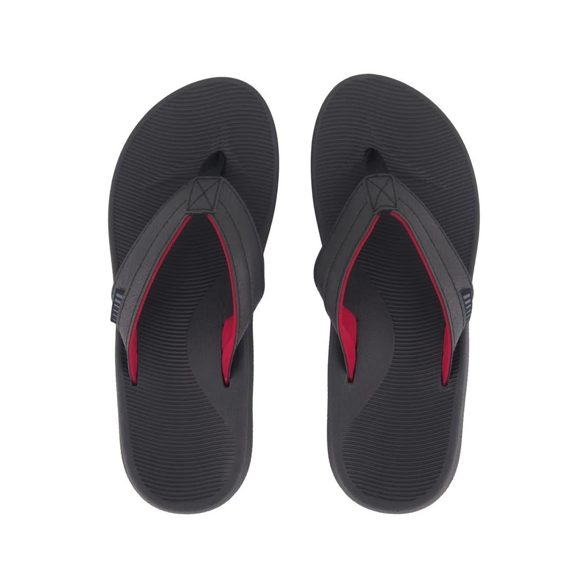 2 Wide Strap Thongs BLACK, 2 of 3