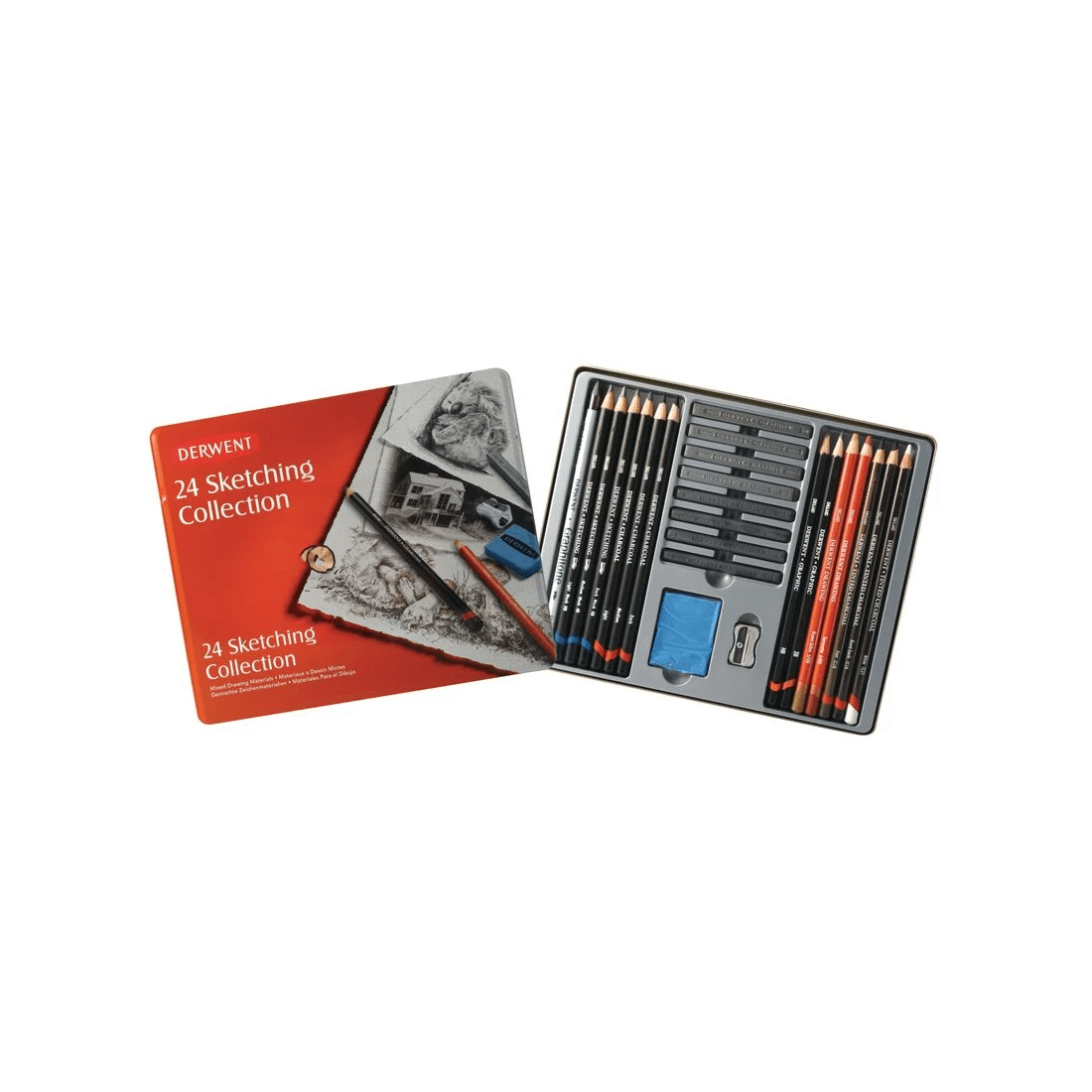3 Derwent Sketching Collection Set 24 Pack, 3 of 3