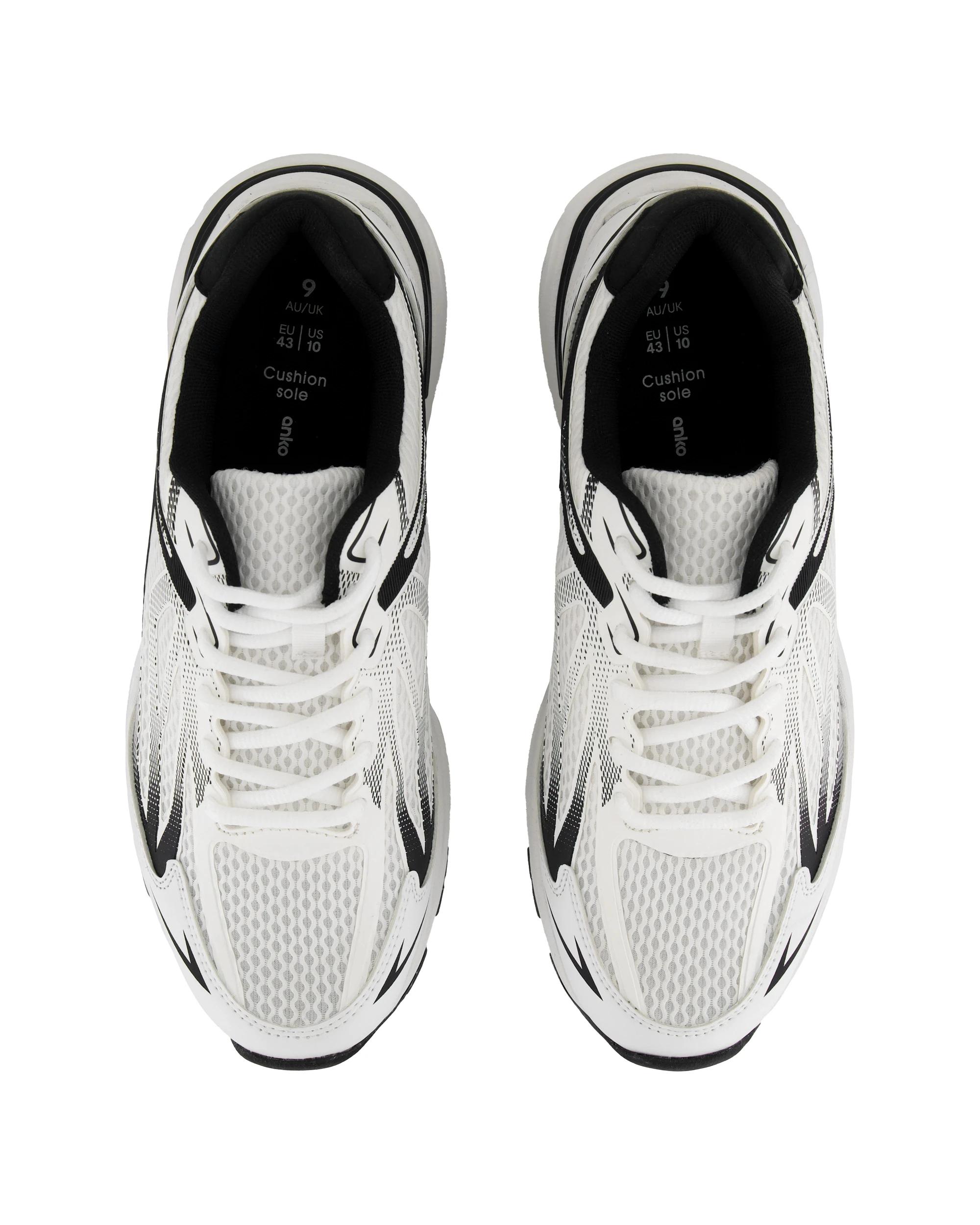 3 Mesh Runner Sneakers Off White, 3 of 5