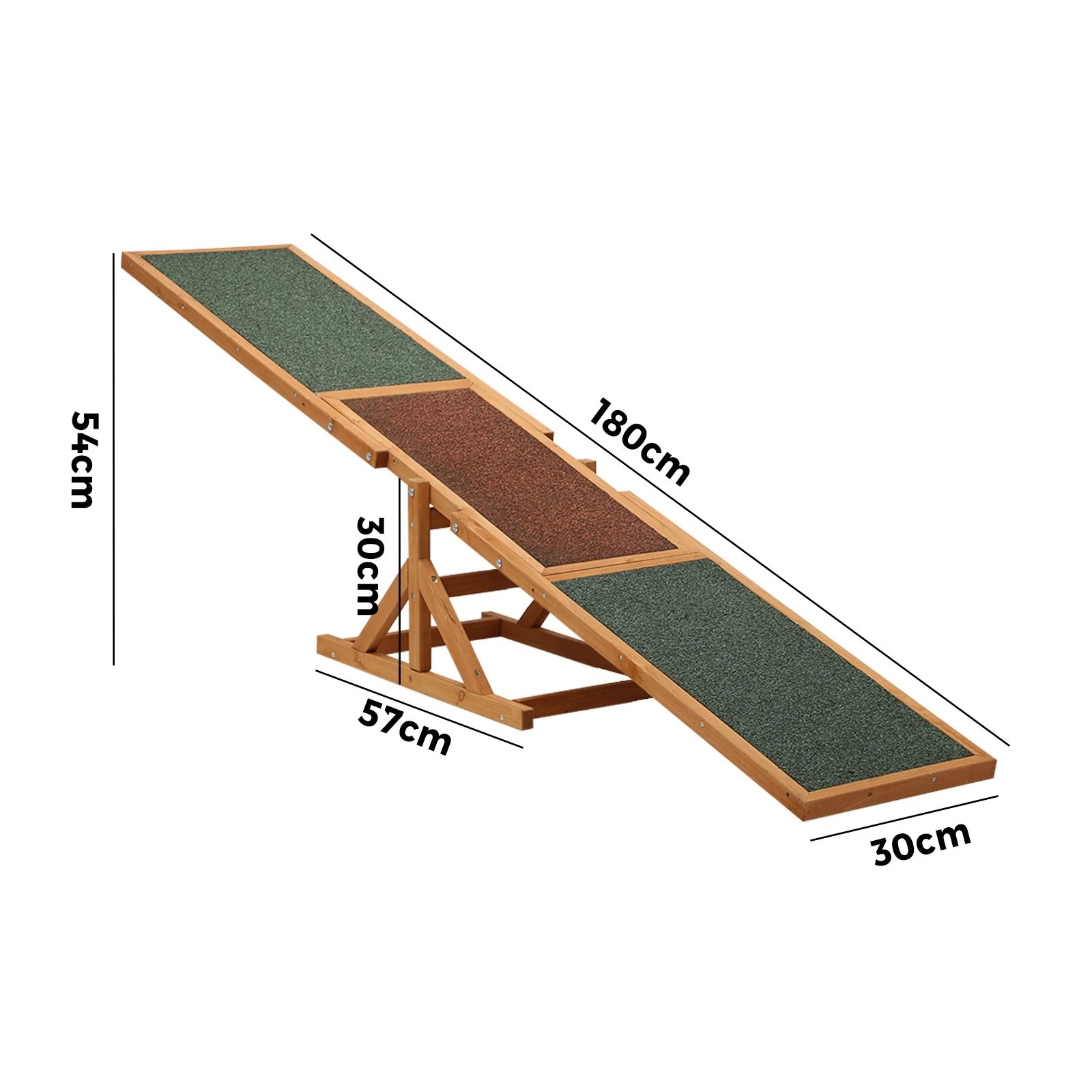 7 Alopet Dog Seesaw Pet Obedience Agility Training Puppy Sports Outdoor Play - Natural, 7 of 10