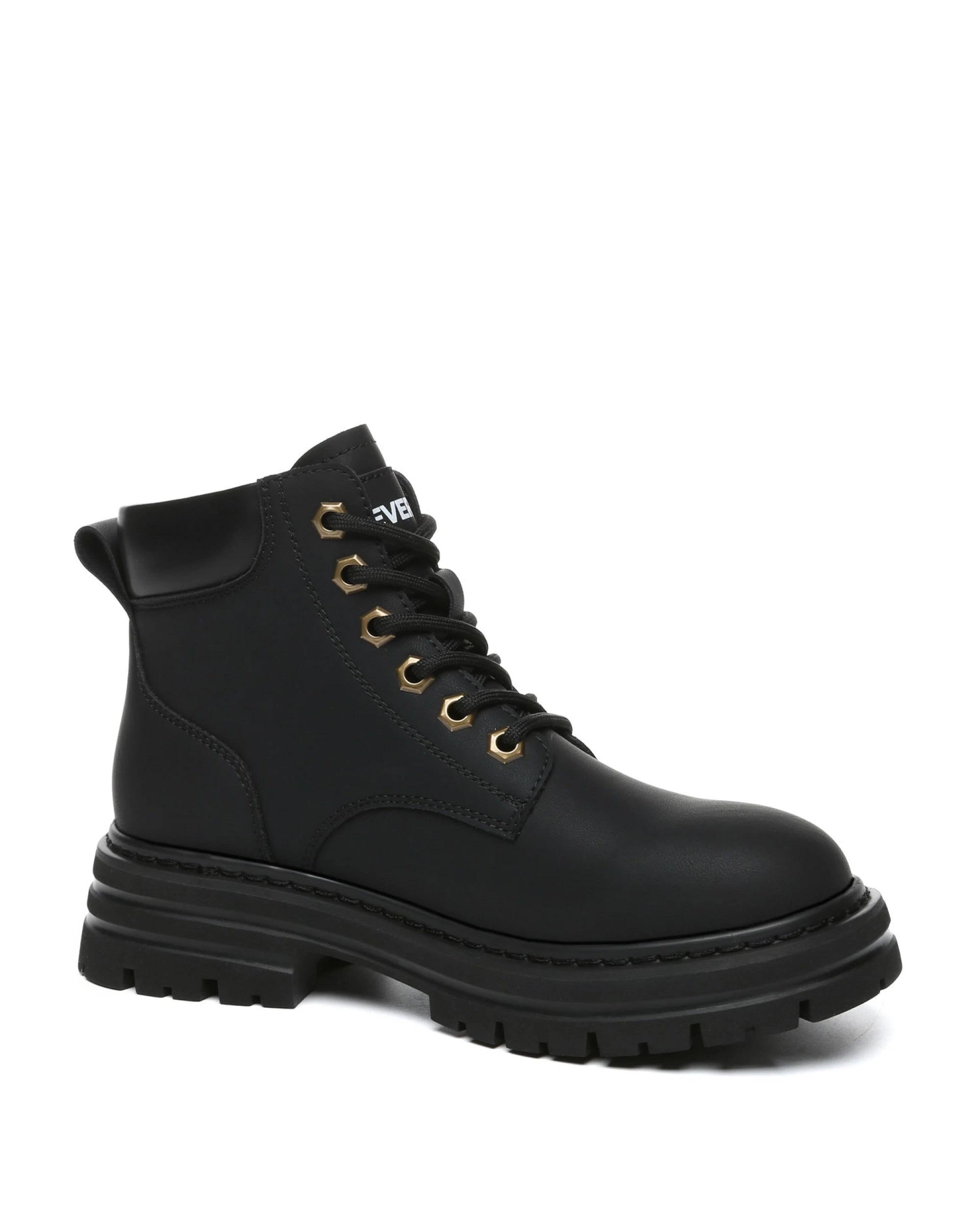 2 Everau Unisex Stephanie Boots BLACK, 2 of 5