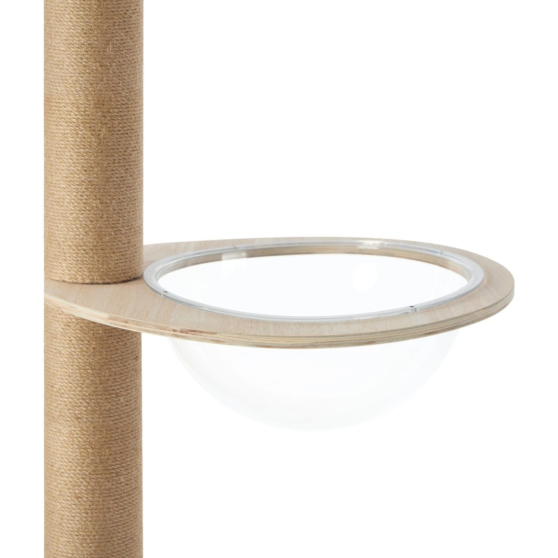 8 Alopet Cat Tree Wood Tower Scratching 300cm Post Scratcher Floor to Ceiling
 - natural, 8 of 9