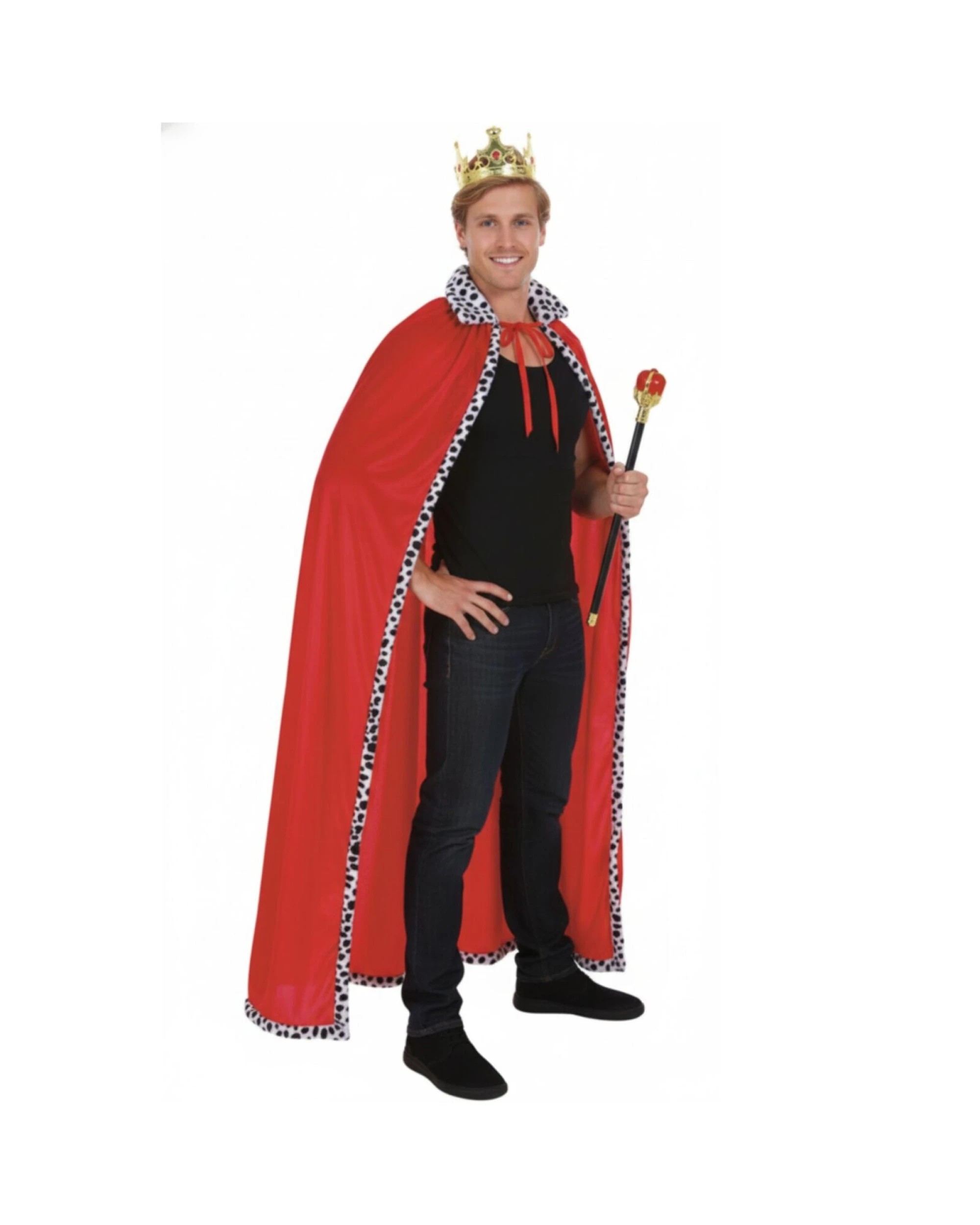 1 King Costume for Adults Prince Outfit for Halloween Dress Up Party, 1 of 2