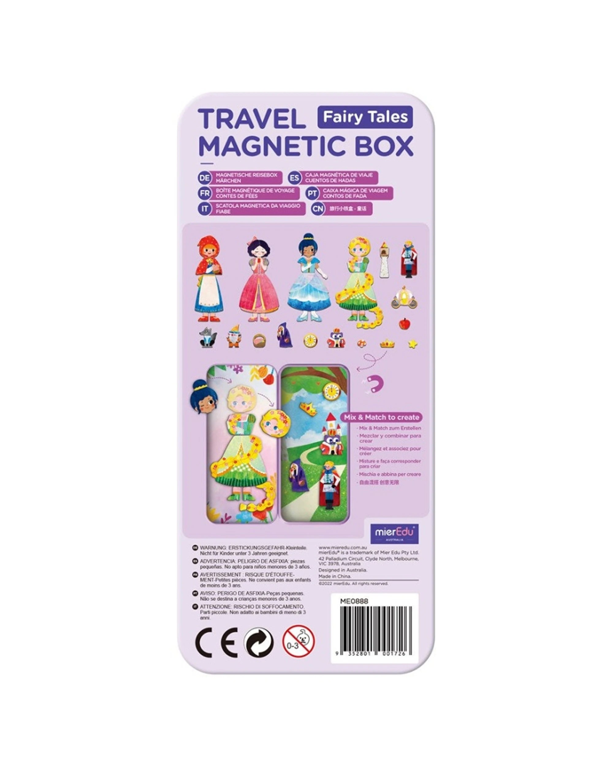 2 Mieredu Travel Magnetic Box Fairy Tales Kids Creative Learning Toy Set, 2 of 3