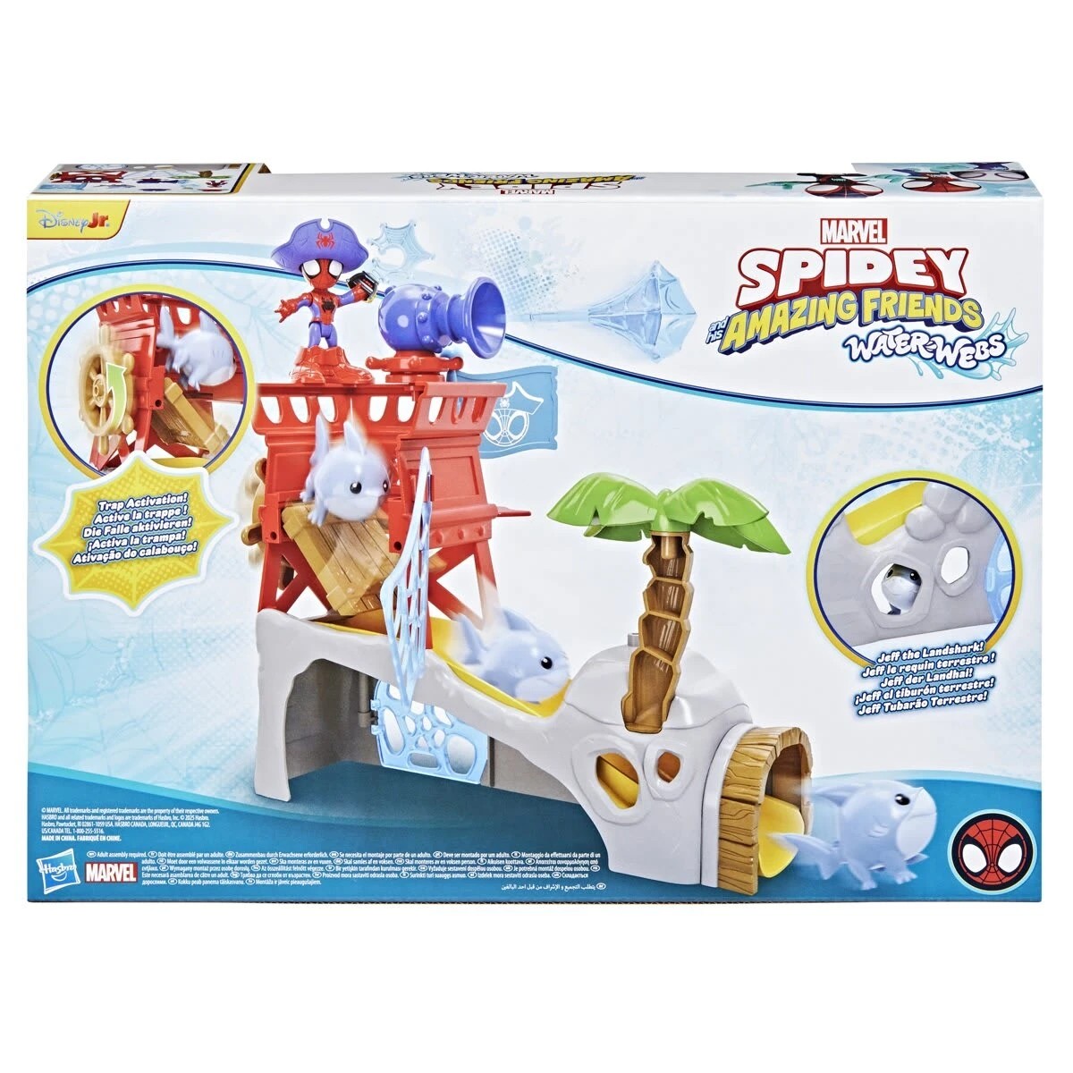3 Disney Junior Marvel Spidey and his Amazing Friends Water Webs: Spidey Island Playset, 3 of 3