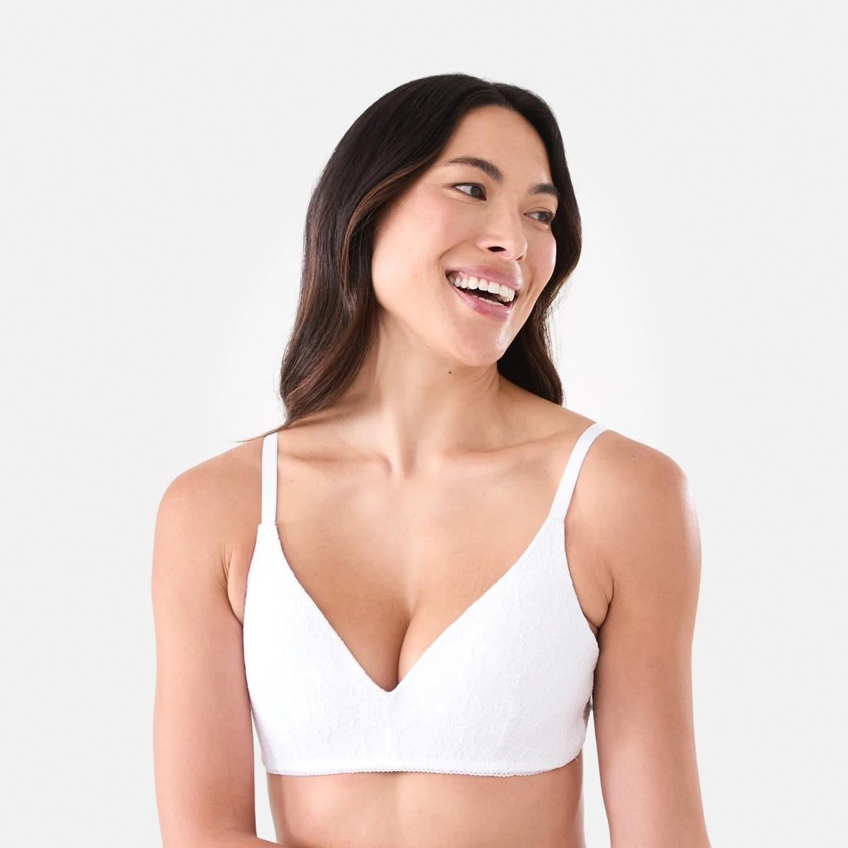 1 Lace Bralette WHITE, 1 of 6