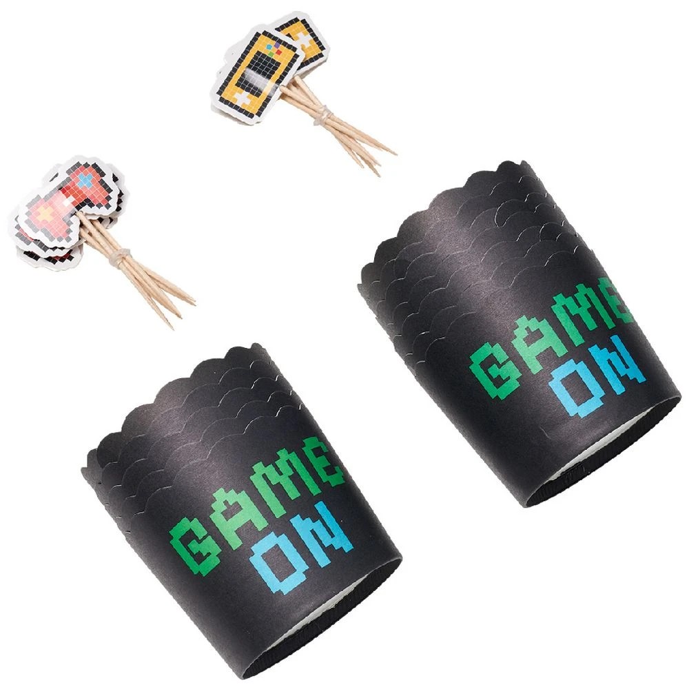 1 Otto Gamer Cupcake Kit 12 Pack, 1 of 4