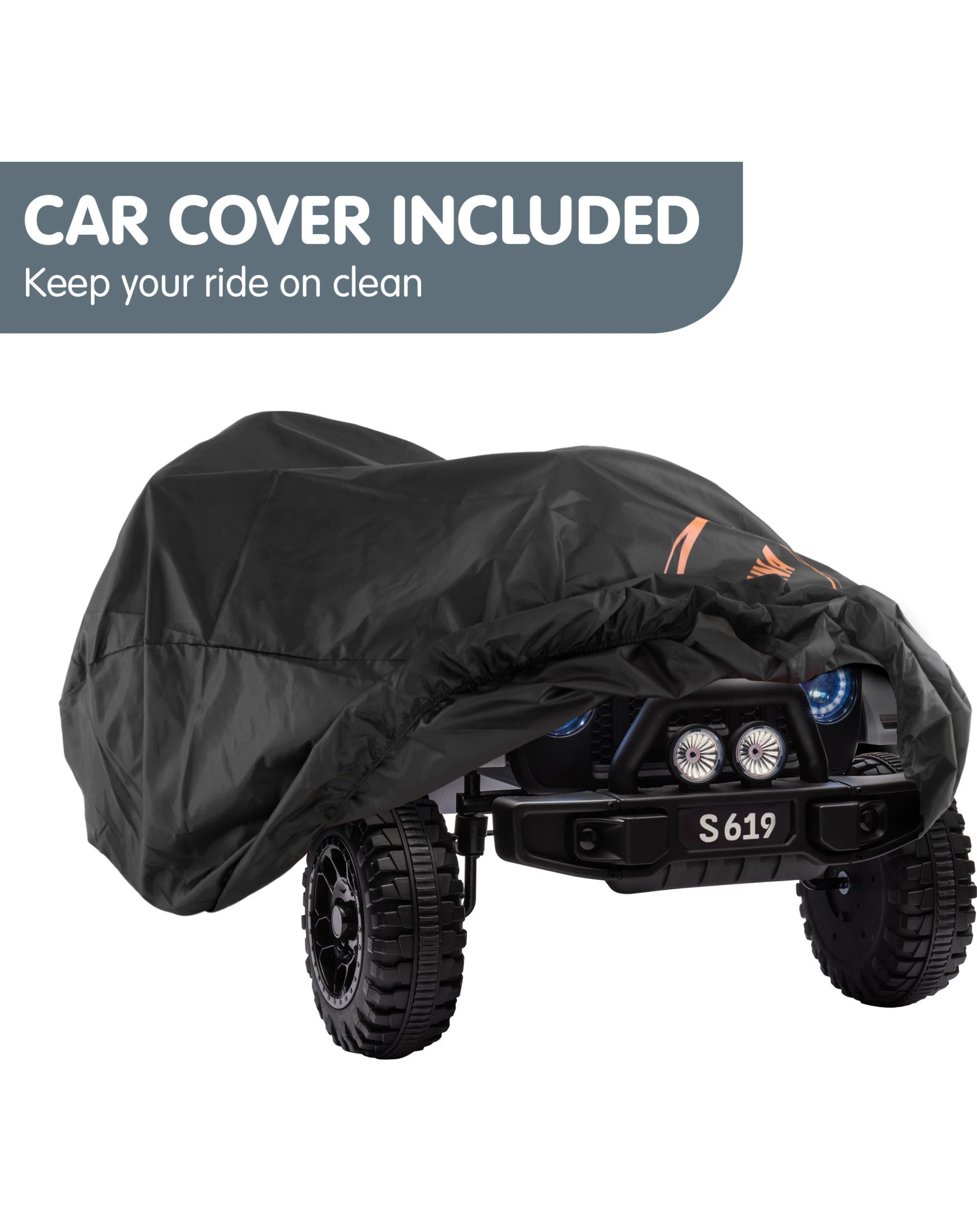 2 Kahuna S619 Gravity Kids Electric Ride On Car - White, 2 of 10