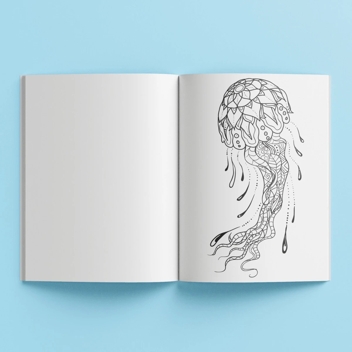 2 Mindwaves Calming Colouring: Oceanic - Book, 2 of 4