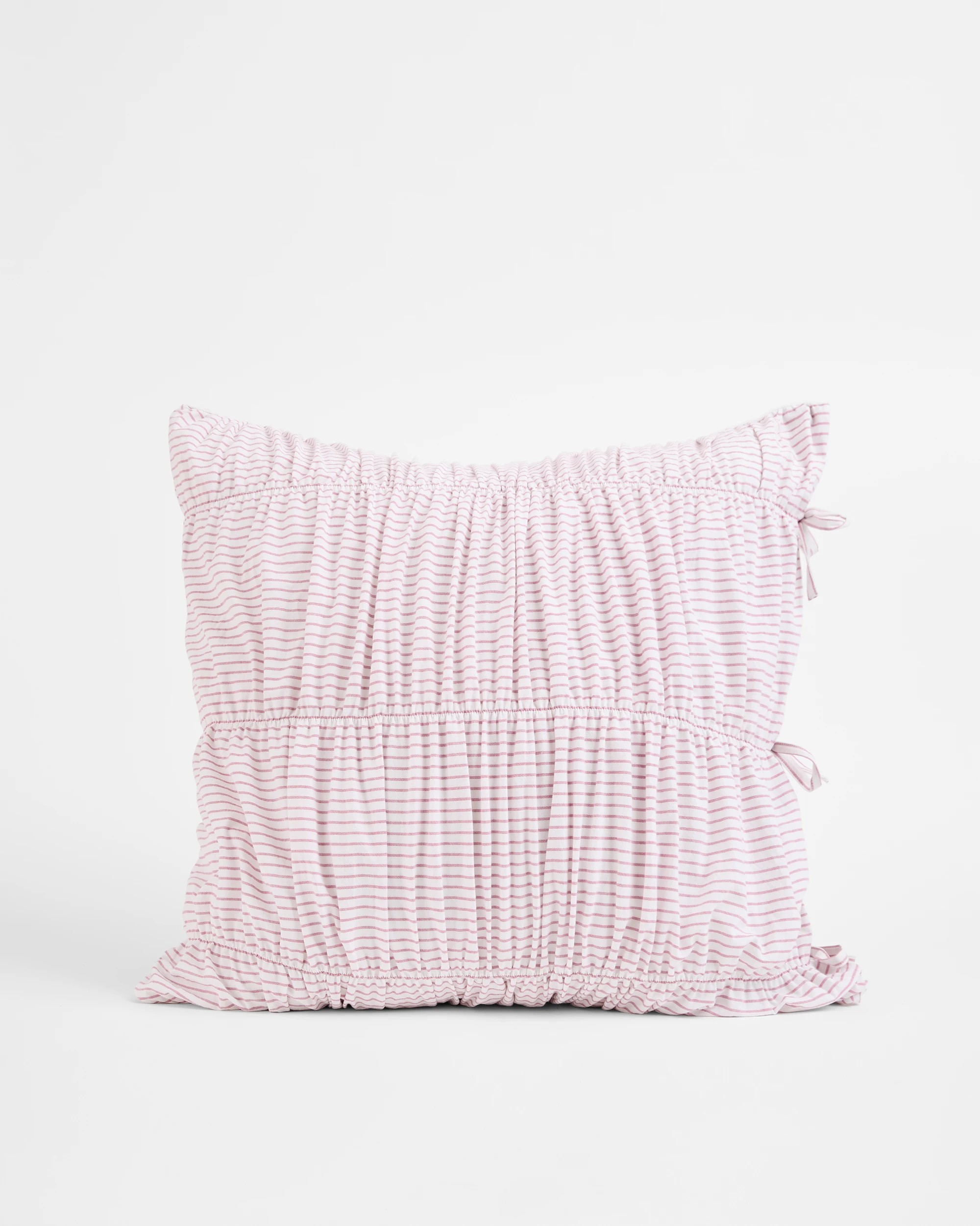 1 Target Aurora Ruched European Pillowcase - Queen Bed - Pink, 1 of 3