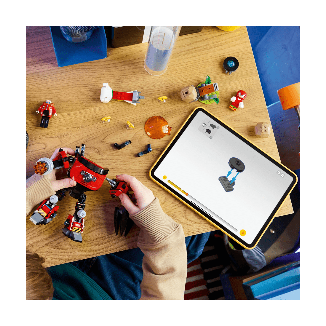 8 LEGO Sonic Knuckles vs. Dr. Eggman Egg Crusher Mech 77005, 8 of 10