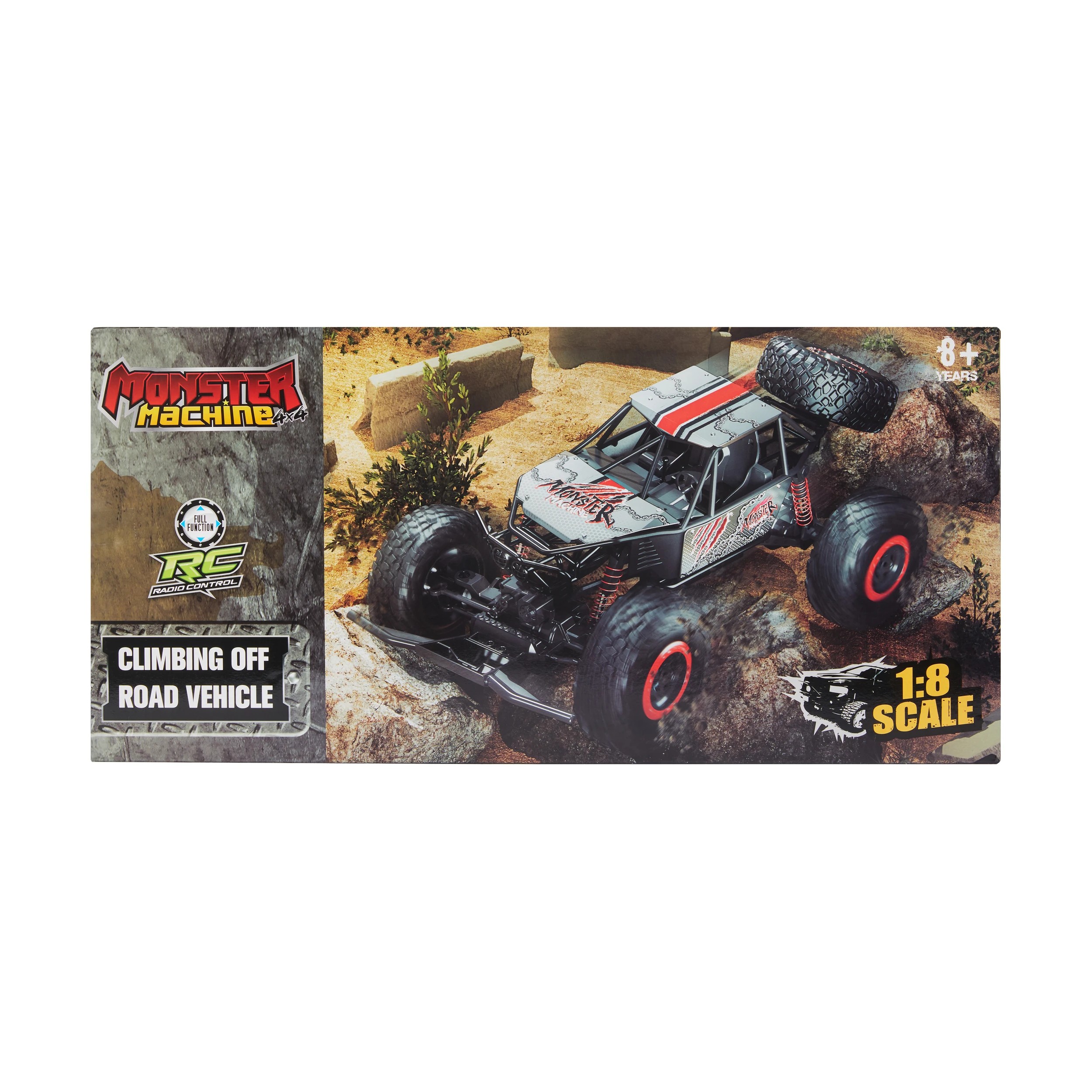 8 1:8 Scale Monster Machine 4x4 RC Climbing Off Road Vehicle, 8 of 8