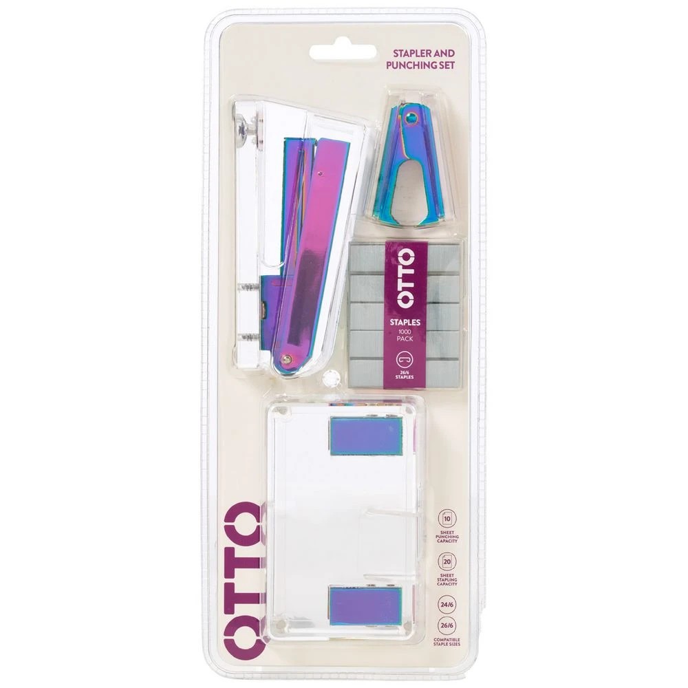 2 Otto Stapler Acrylic Iridescent Set, 2 of 4