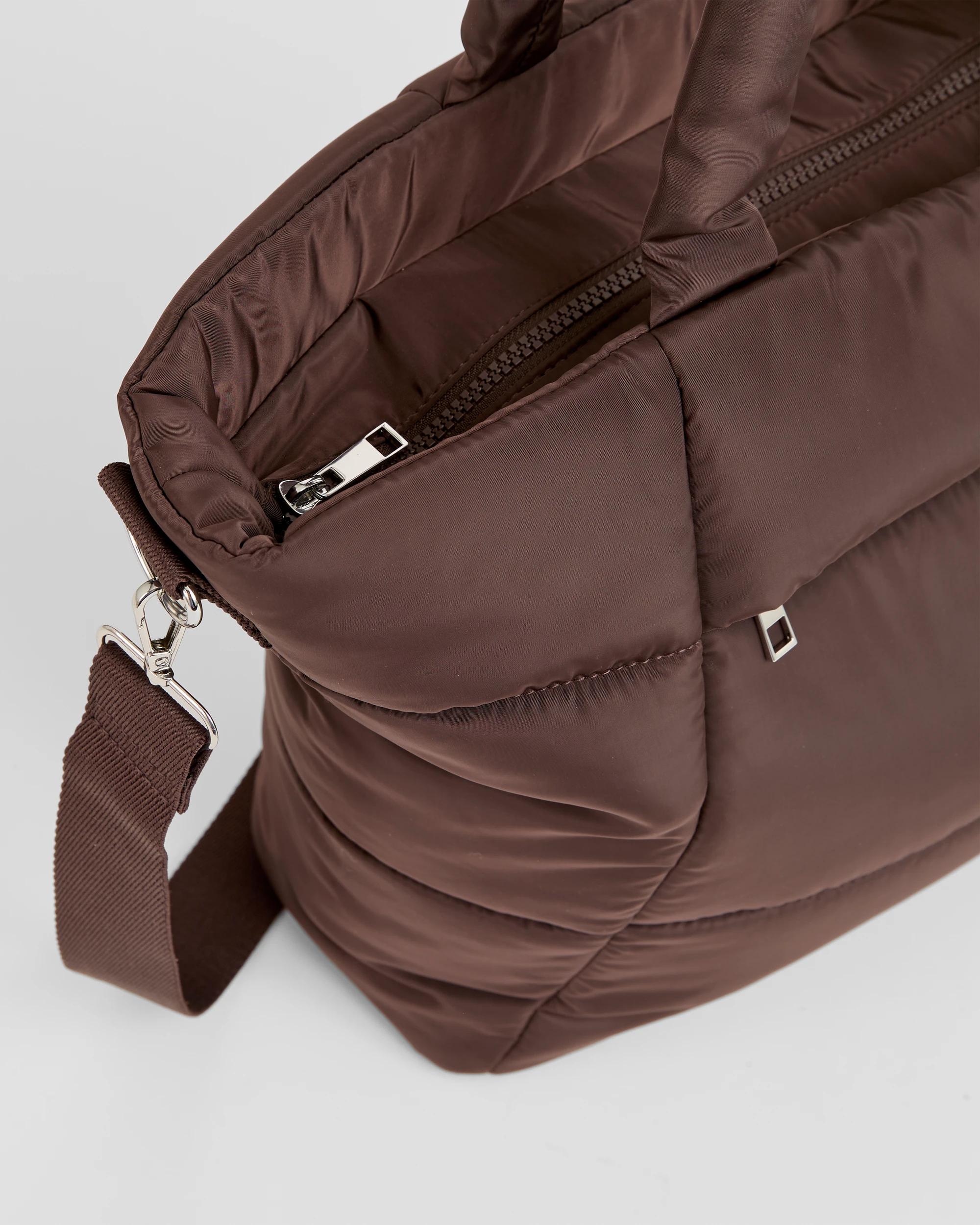 2 Target Woman Active Quilted Tote Bag CHOCOLATE, 2 of 2