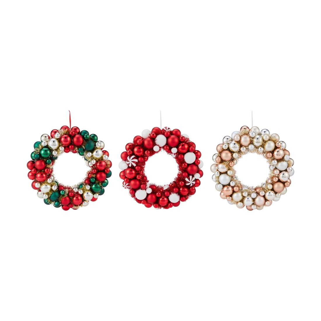 1 Bauble Wreath - Assorted, 1 of 4