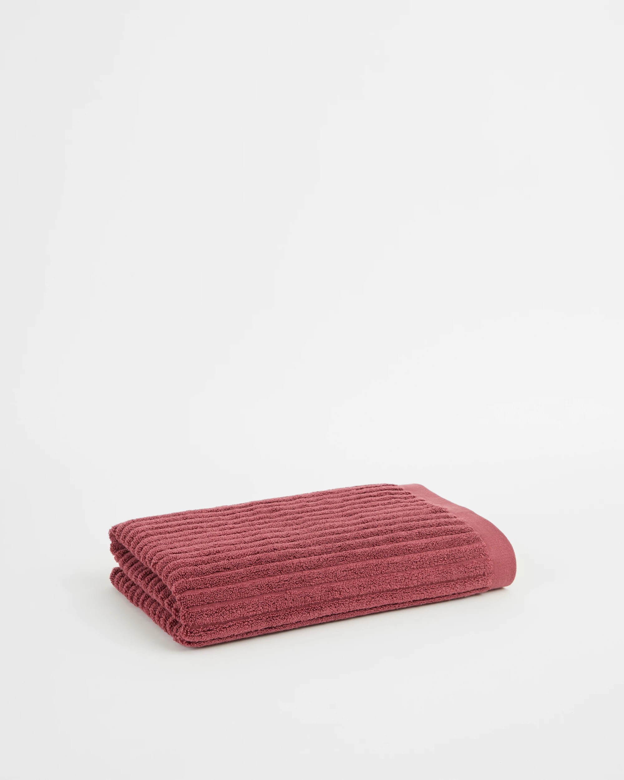 1 Target Dylan Australian Cotton Rib Bath Towel - Red, 1 of 2