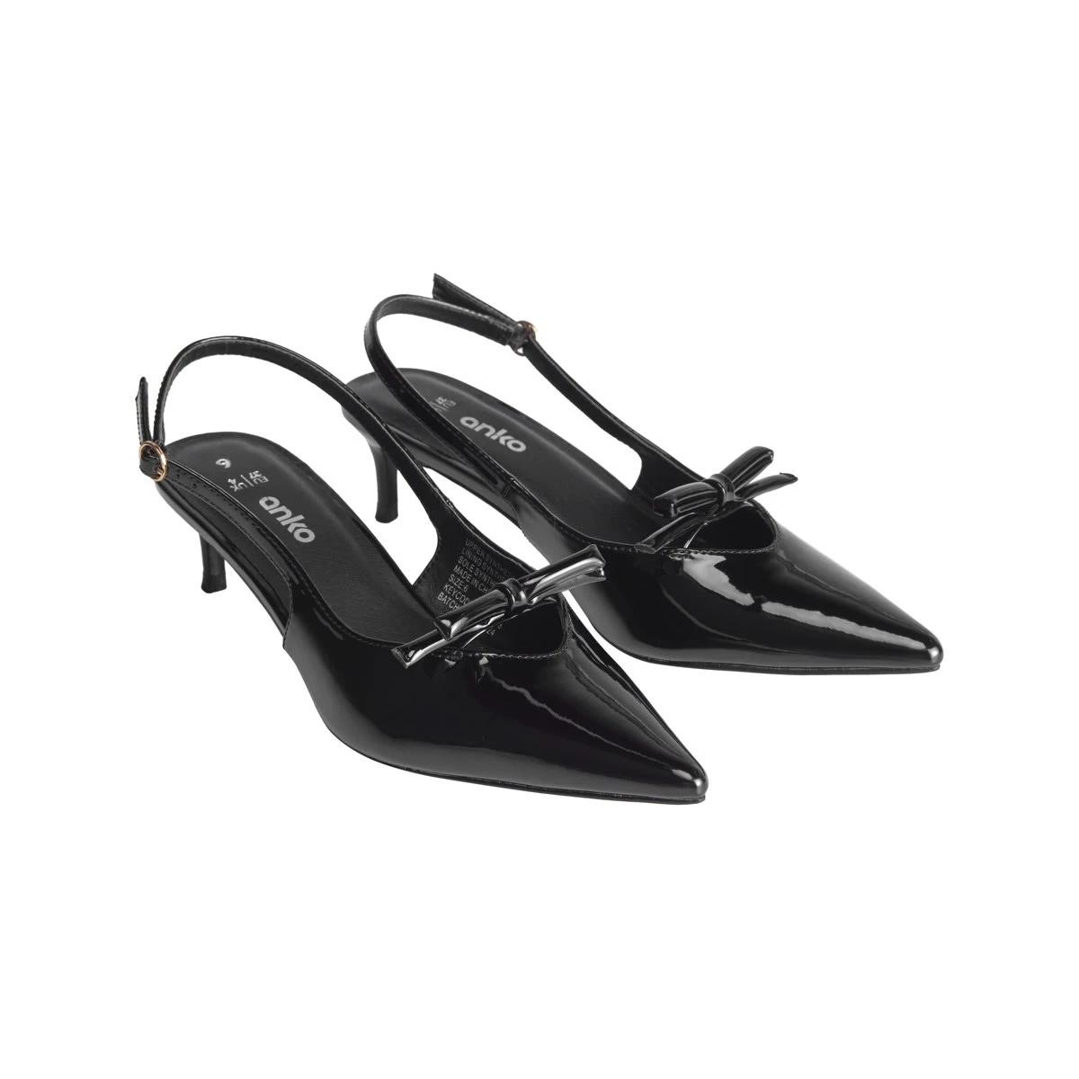 2 Slingback Kitten Heels Black, 2 of 5