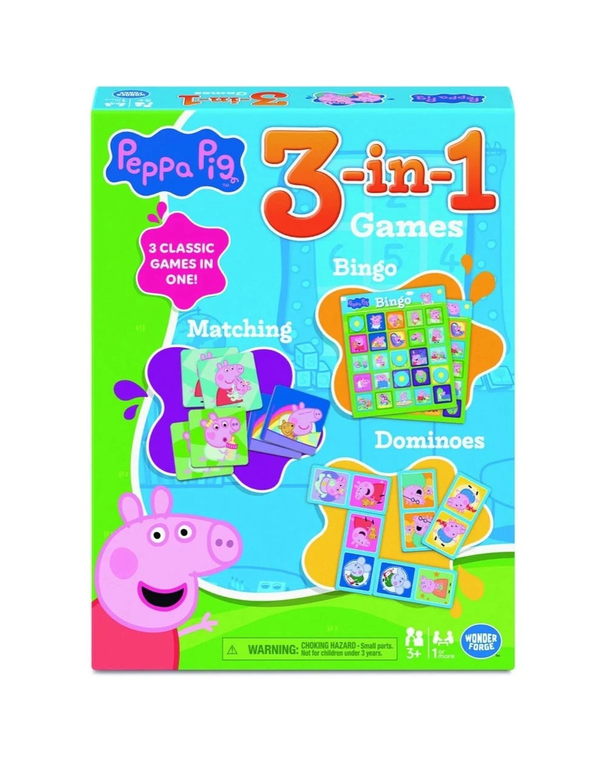 1 Ravensburger Peppa Pig 3-In-1 Board Game, 1 of 3