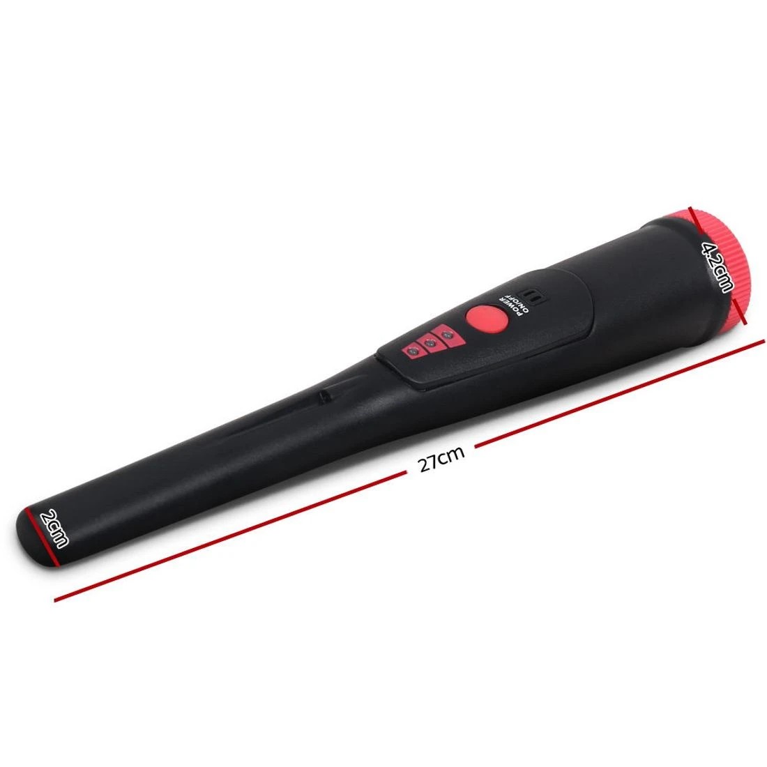 2 Weisshorn Metal Detector 40MM Sensitive Handheld Pinpointer Waterproof Automatic Hunter - Black, 2 of 8