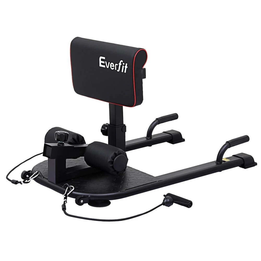 1 Everfit Deep Sissy Squat Weight Bench - Black, 1 of 6