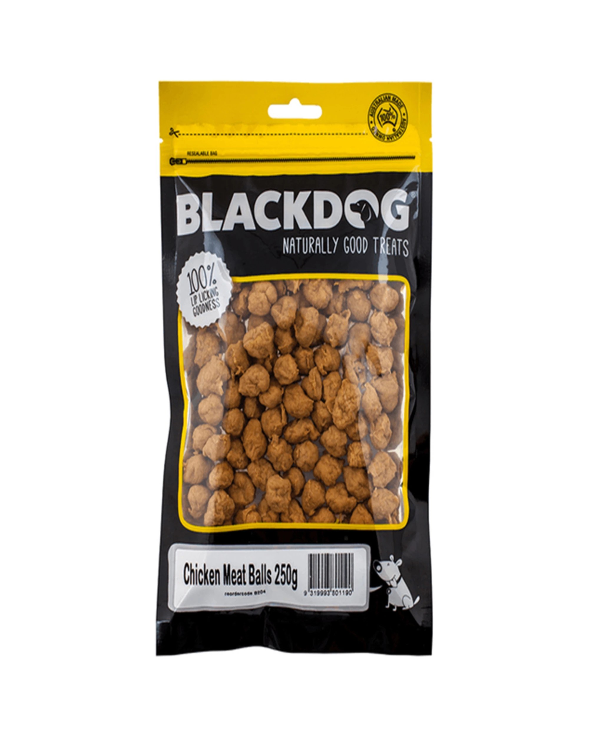 2 Blackdog Dog Treats Chicken Meat Balls 180g, 2 of 3