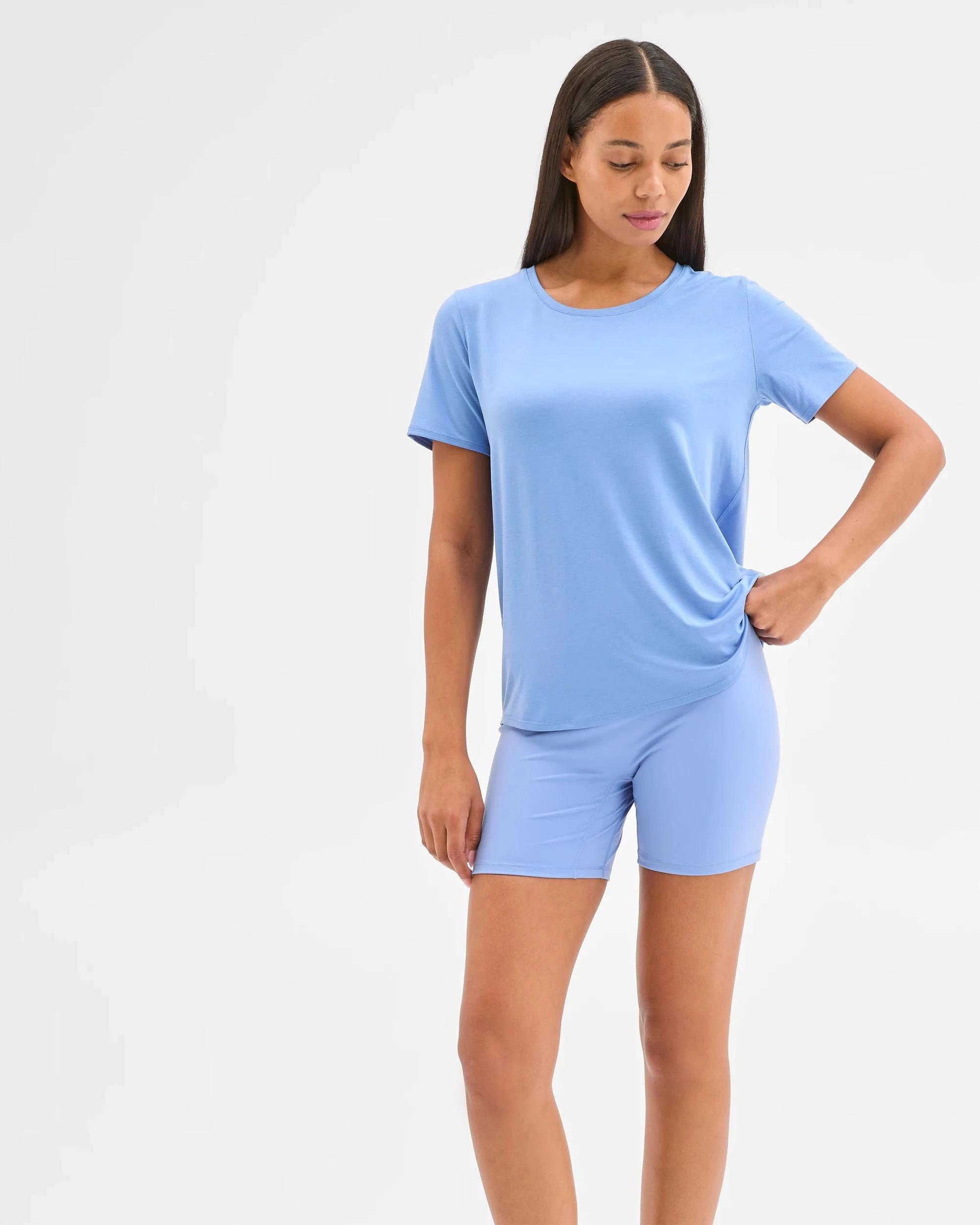 1 Target Studio Soft Yoga Bike Shorts SKY, 1 of 7