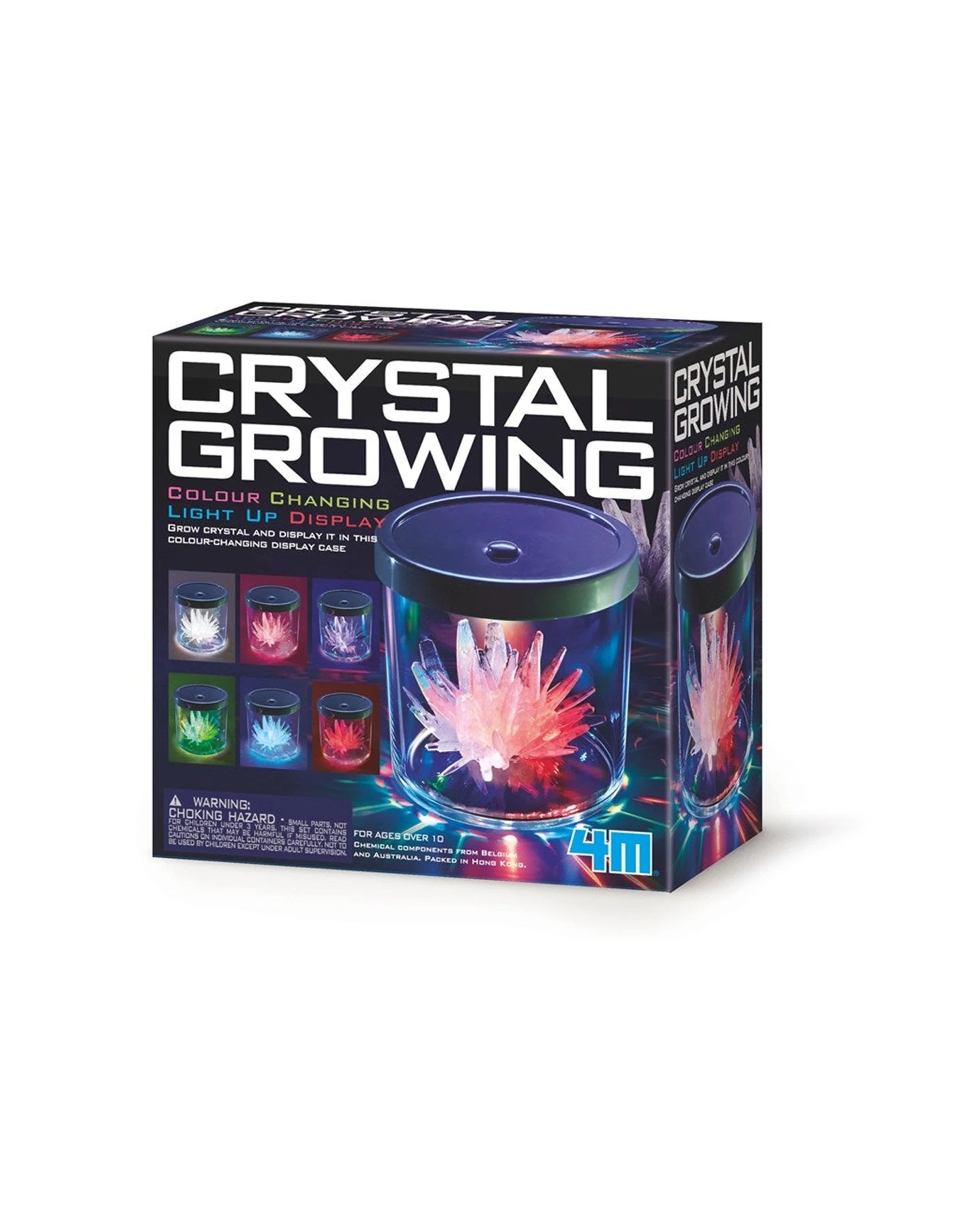 1 4M Crystal Growing Colour Changing Display Case STEM Kids Toy Science Kit, 1 of 3