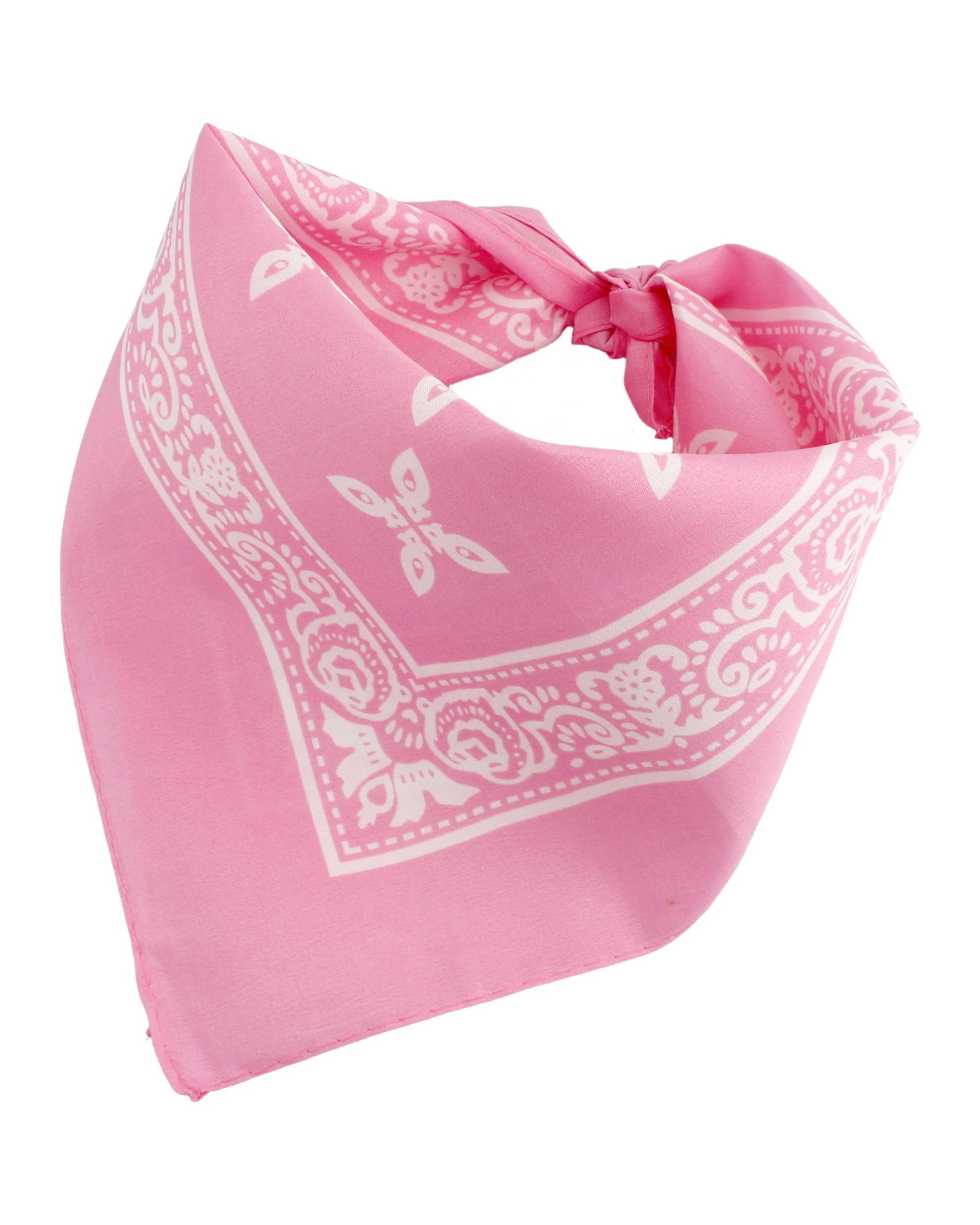 1 Partyrama Pink Cowgirl Bandana, 1 of 2