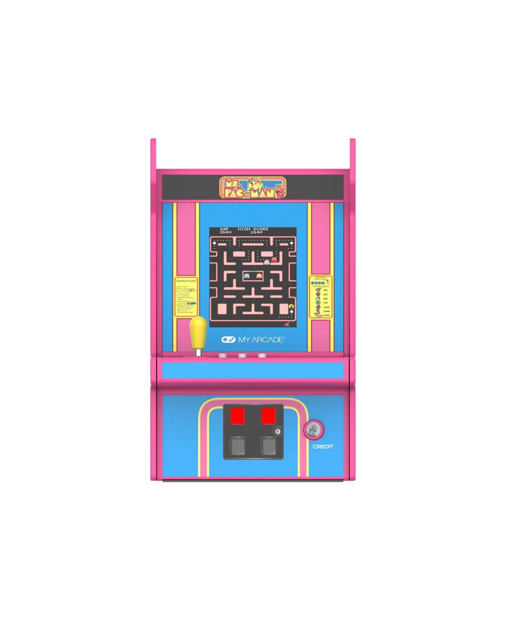 3 MyArcade Ms Pac-Man Retro Arcade 6.75 inch Micro Player Pro, 3 of 4